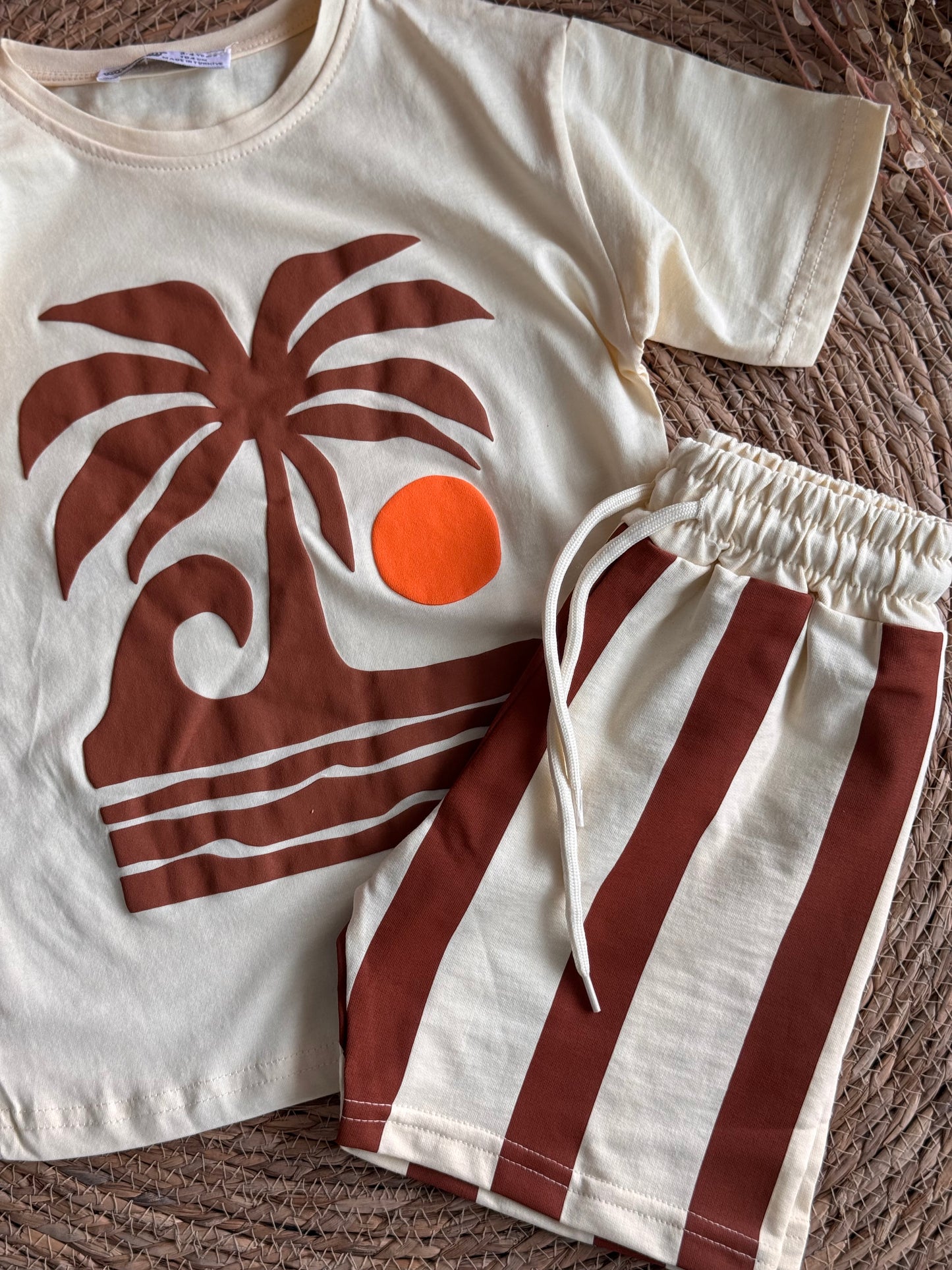 The Sol & Palms Set-Brown