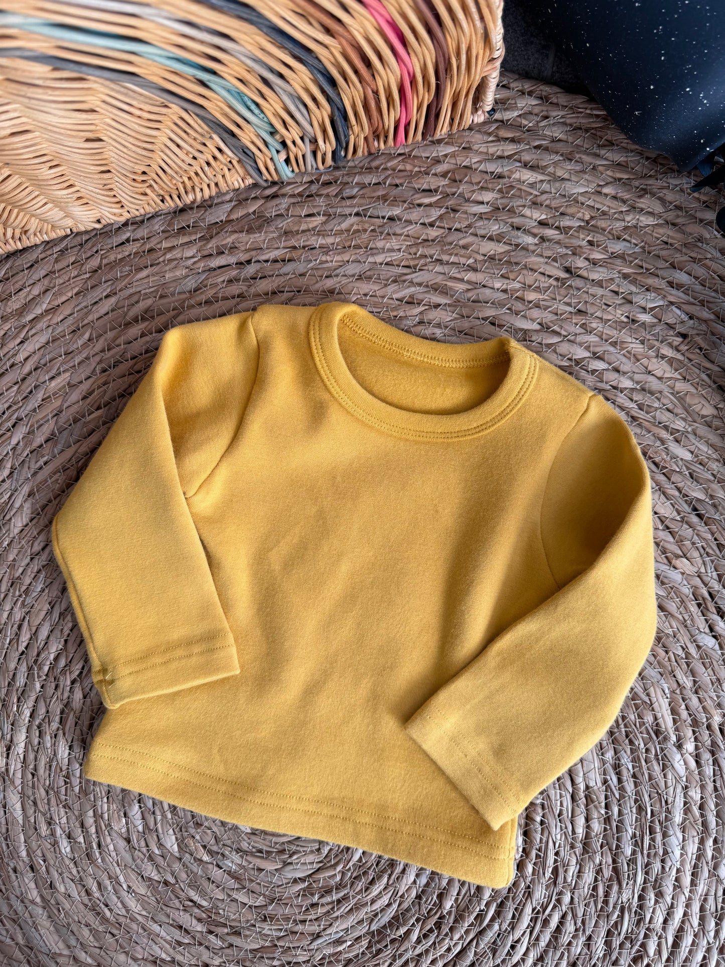 Mustard Cotton Sweater