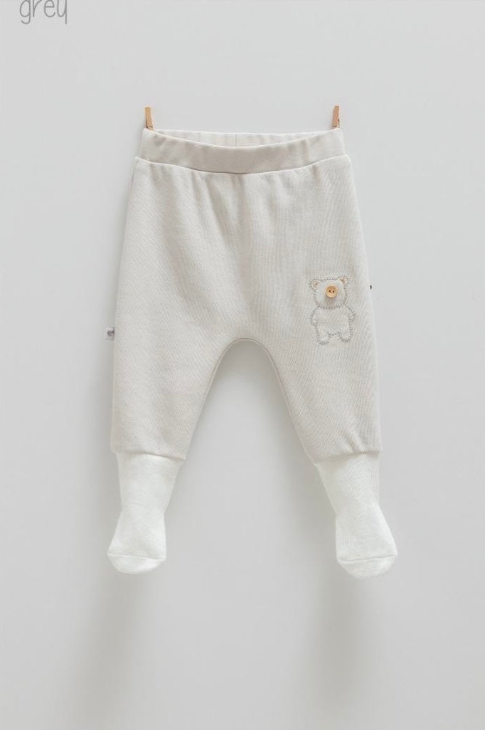 Cotton Pants-Grey