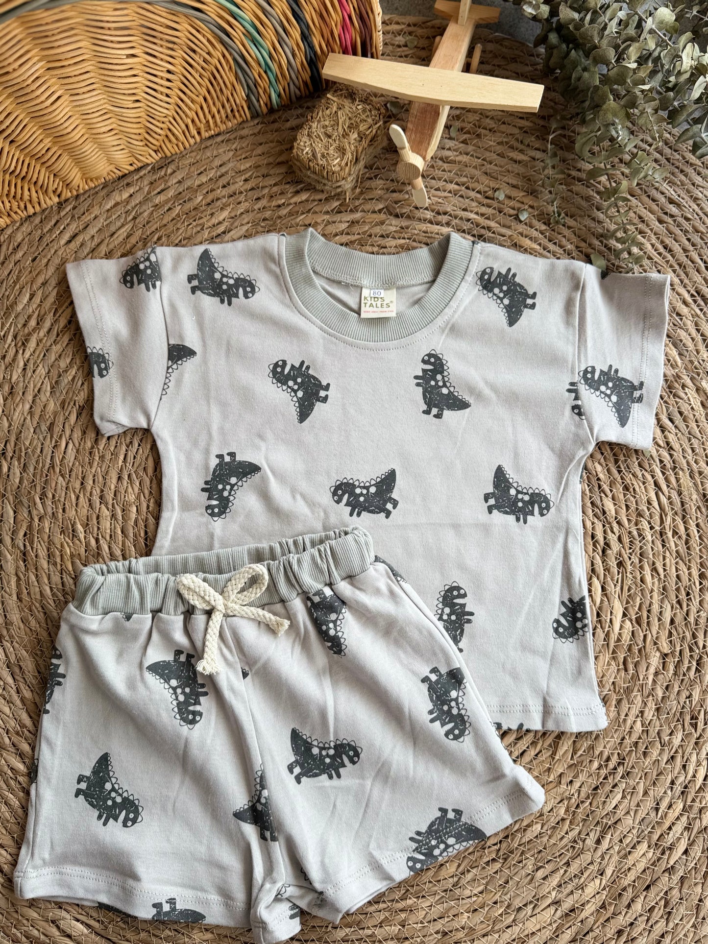 Dino Set Grey