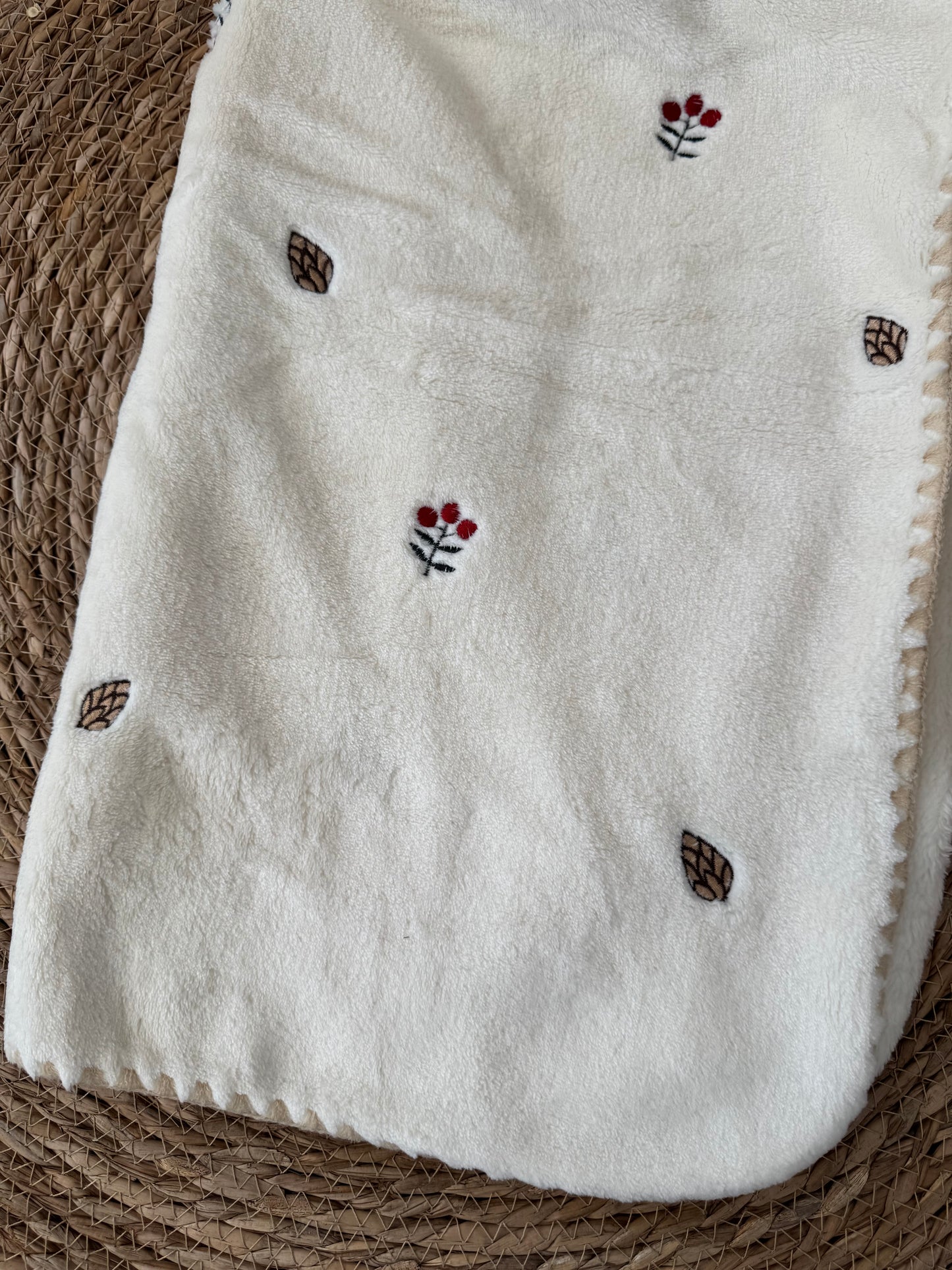 Cherry Velvet Blanket