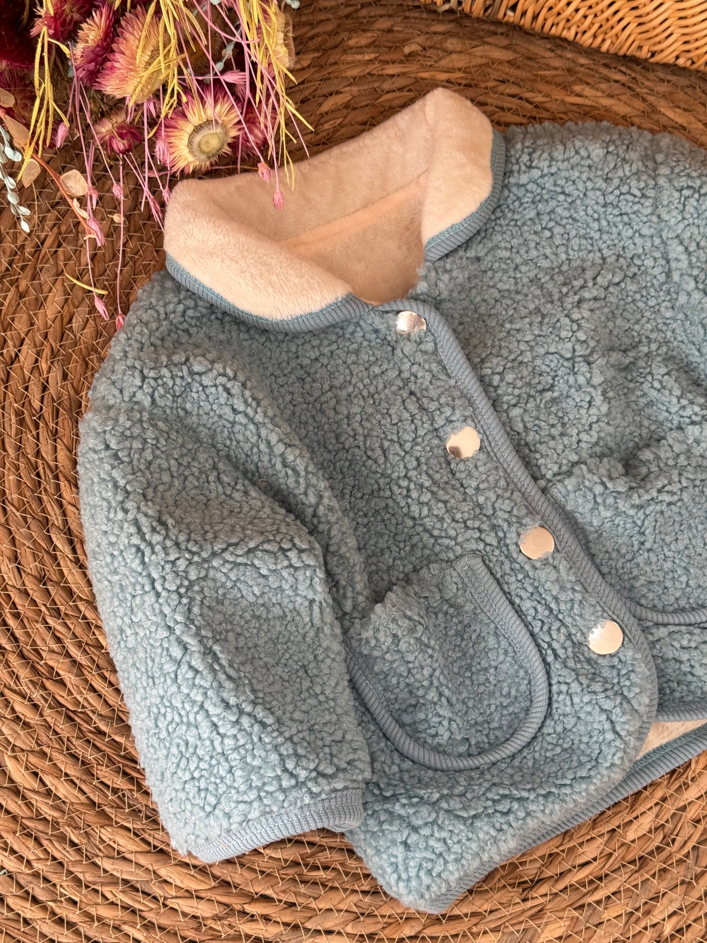 Little Catchers Cozy Sherpa Baby Jacket