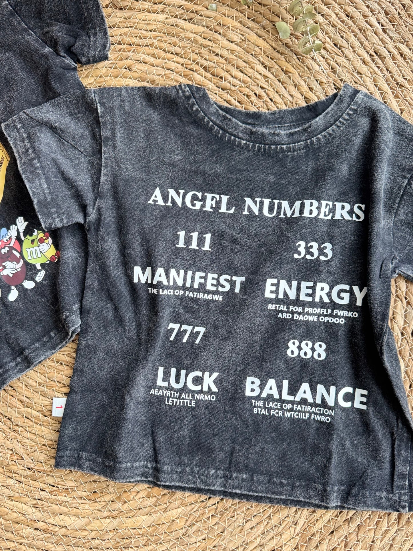 Washed black Tee