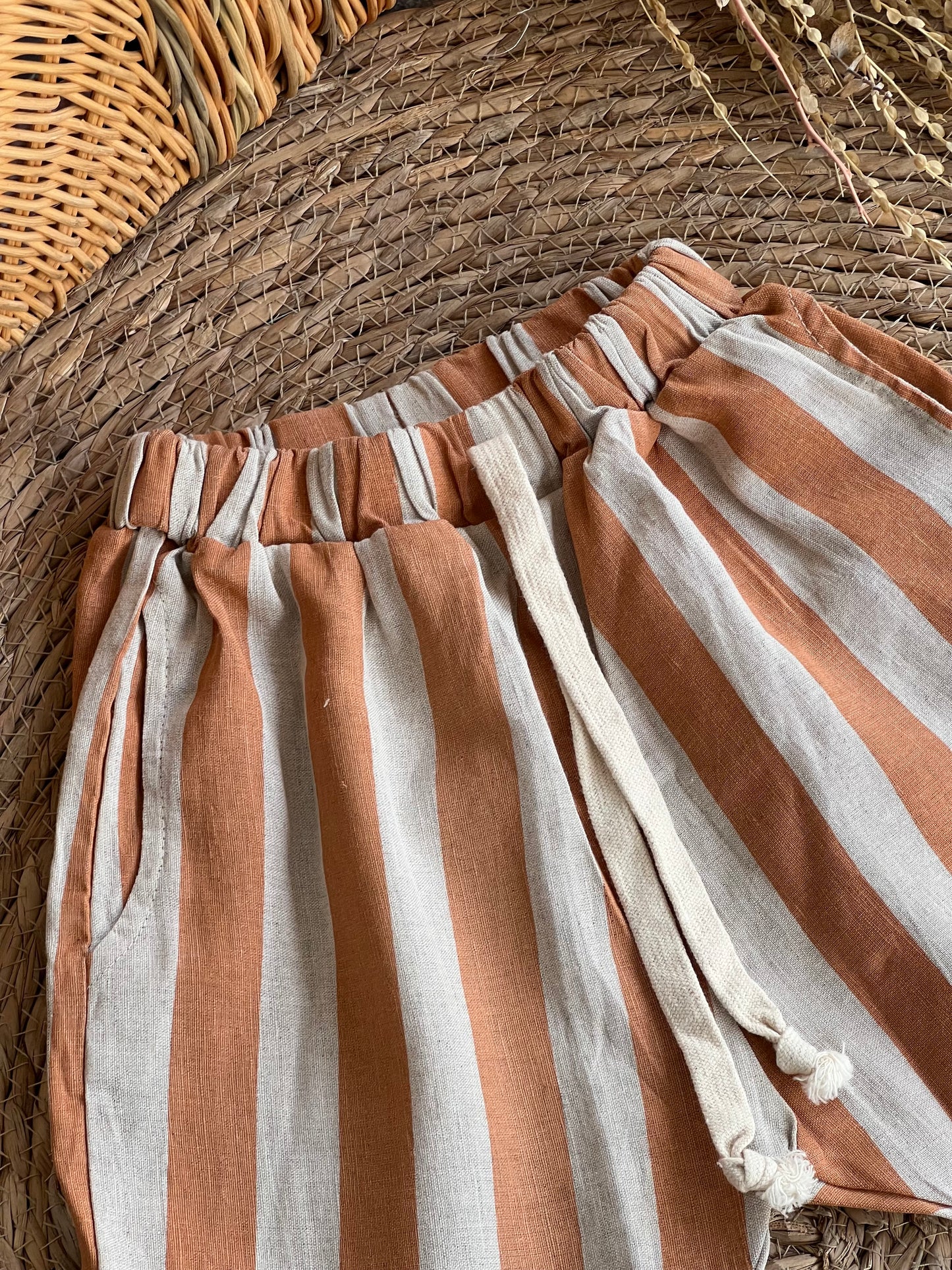 Seaside Stripe Line Short