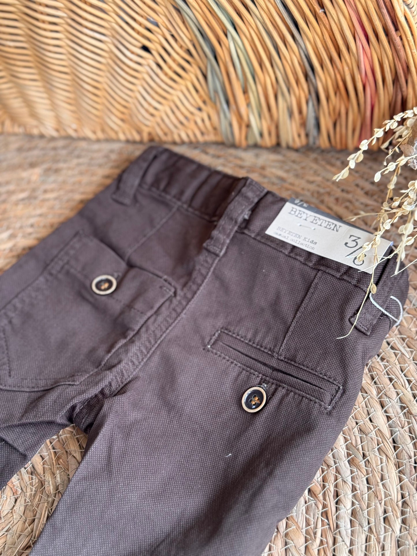 Brown Classic Pants