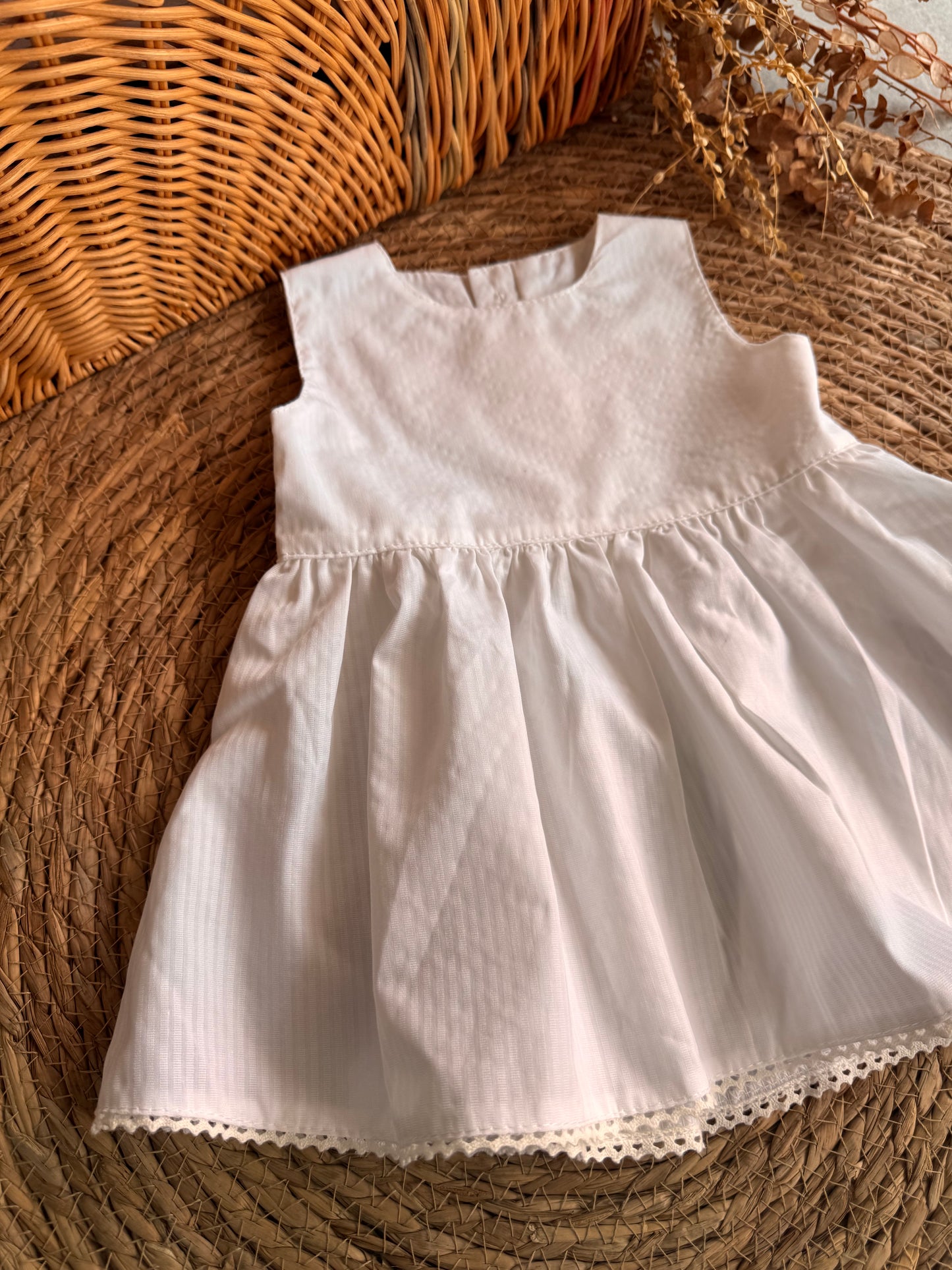 White Basic Dress