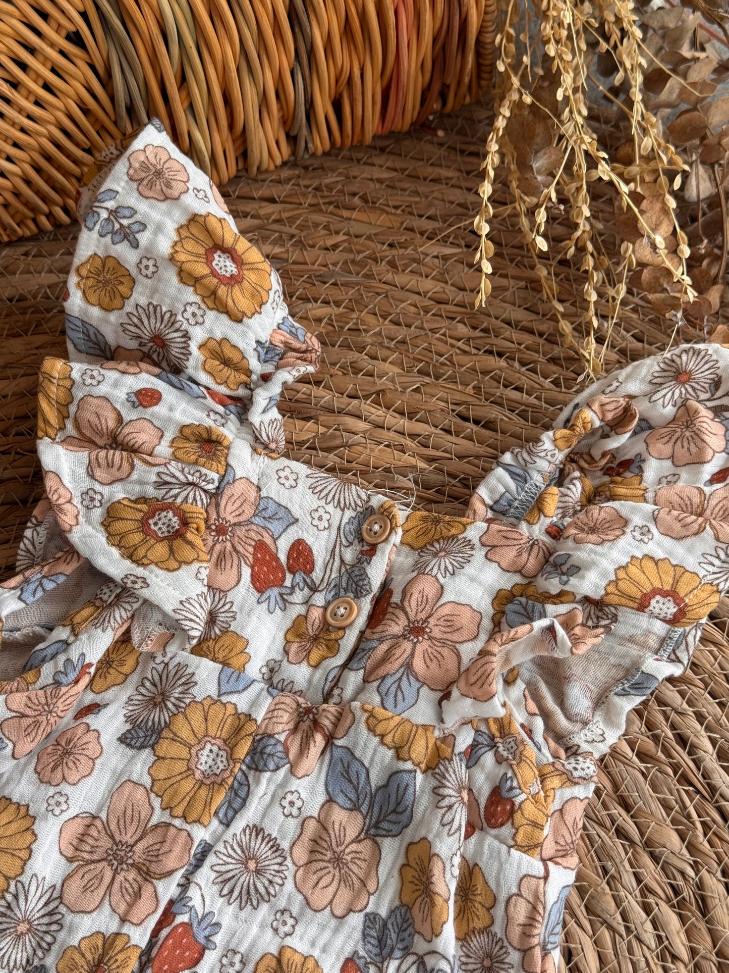 Daisy Bloom Flutter Dress