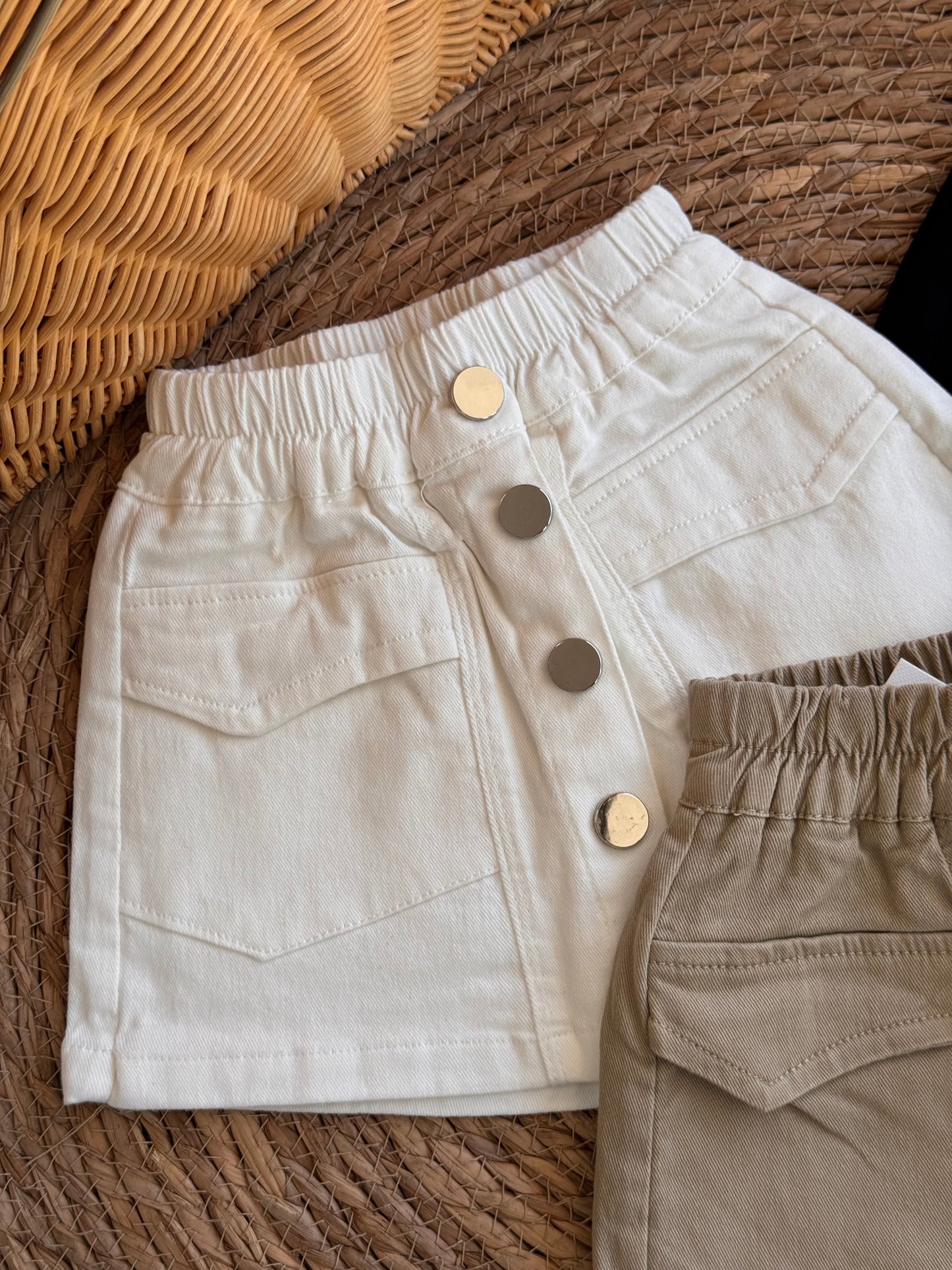 Mini Button Skort ✨