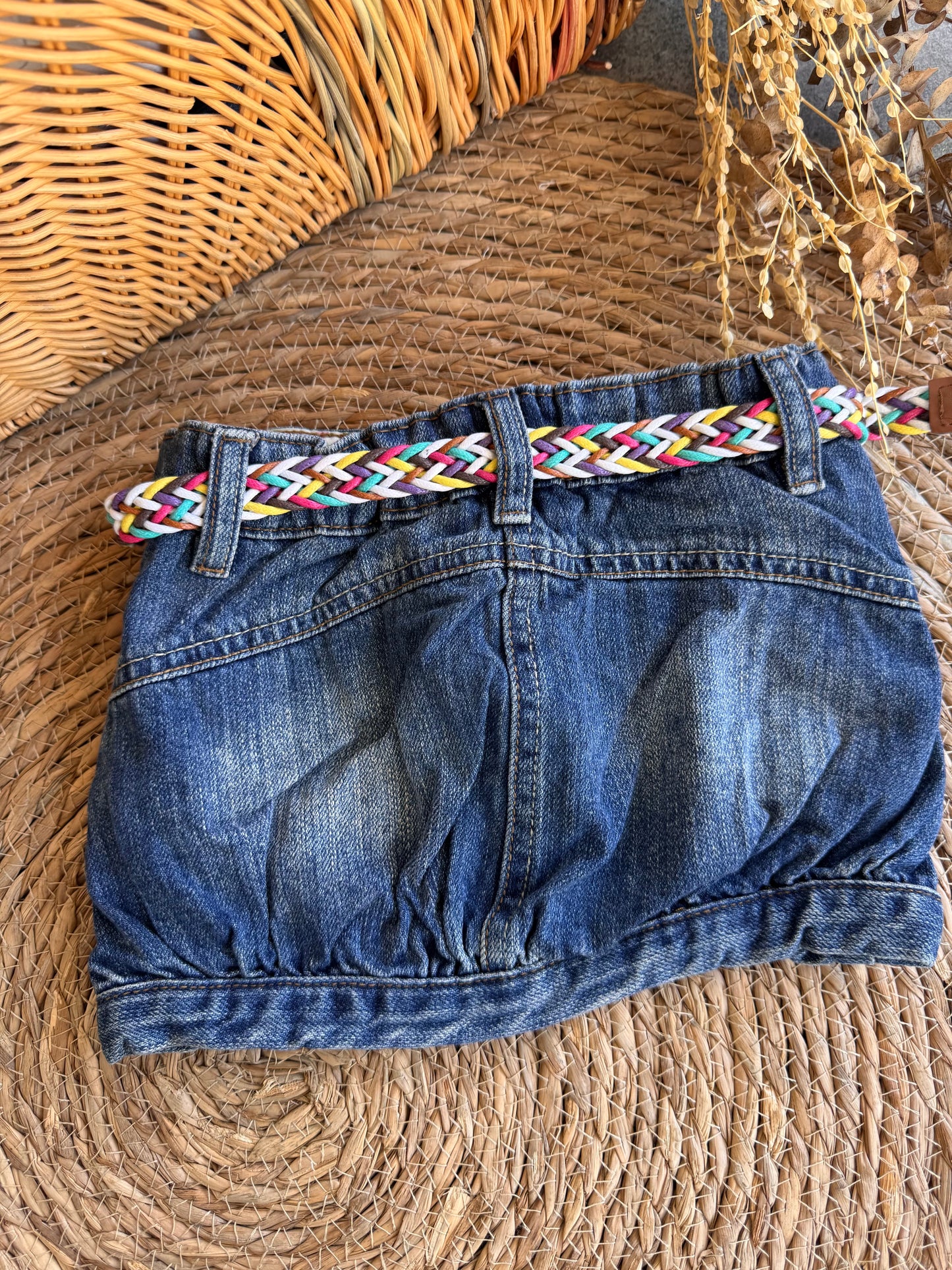 Mini Boho Denim Skirt π