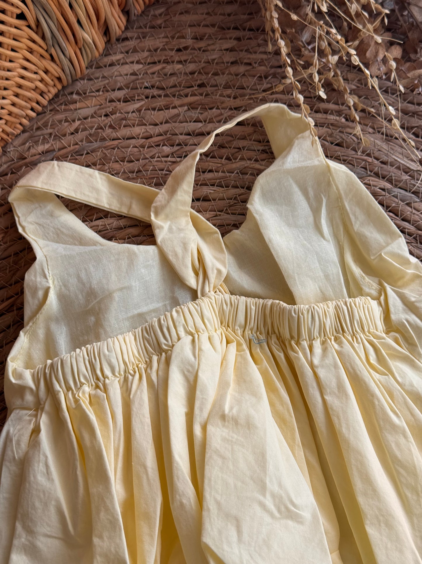 Soft Puff Top - Pastel Yellow