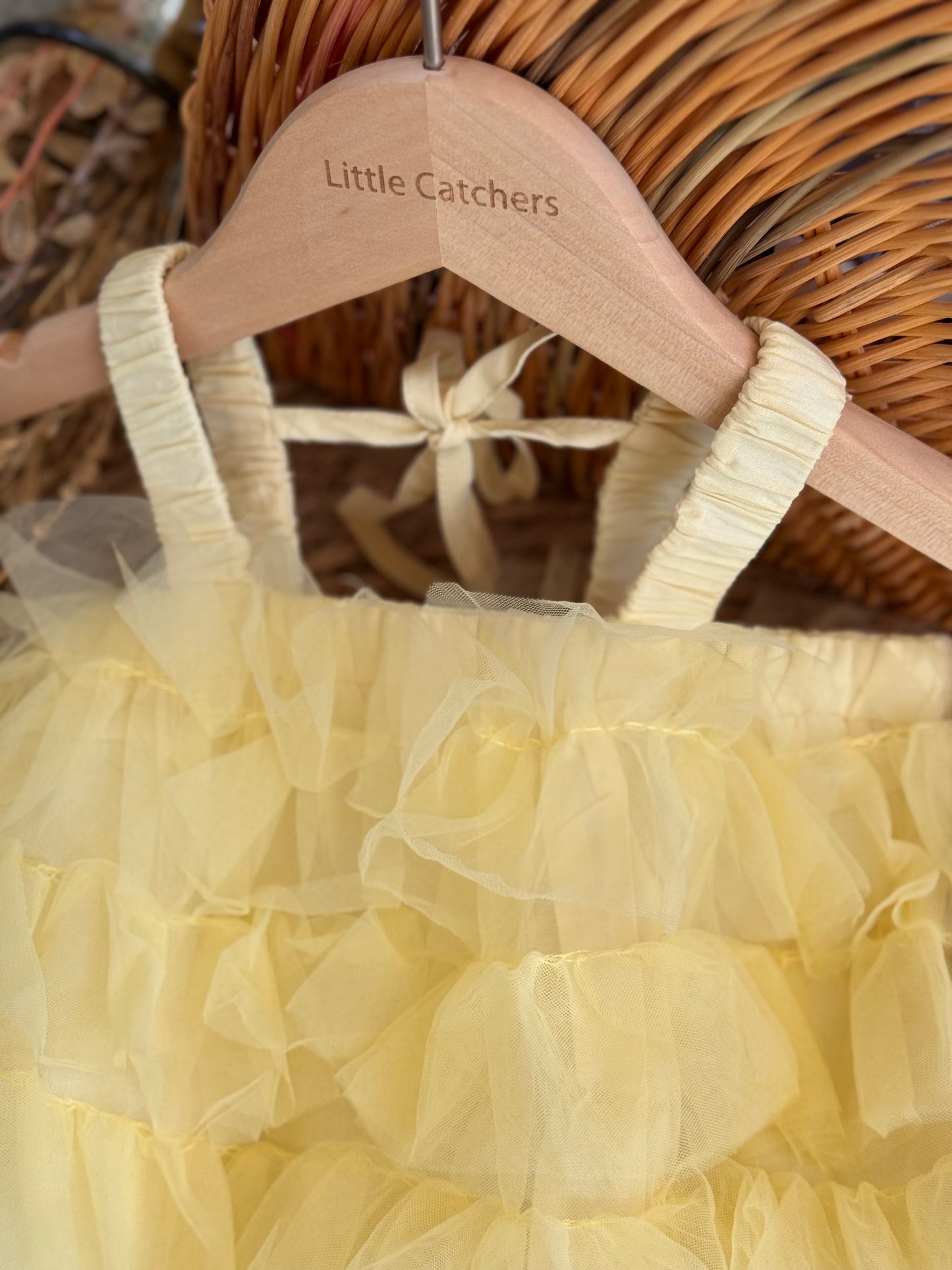 Dream Ruffle Dress - Butter Yellow