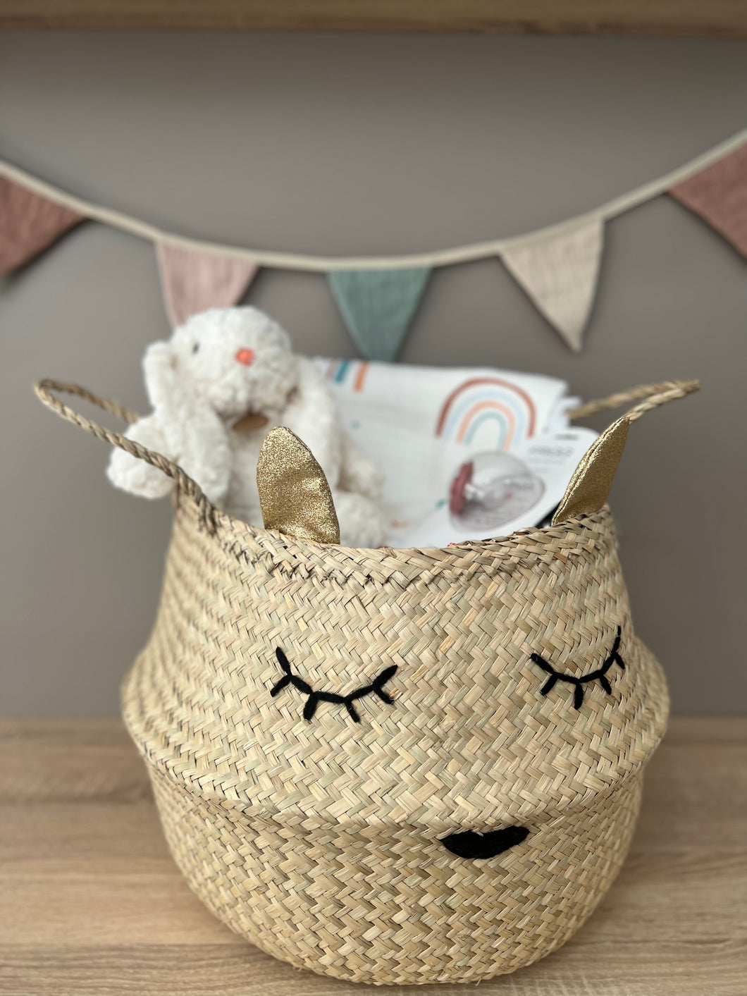 Kitty Basket with Golden Ears