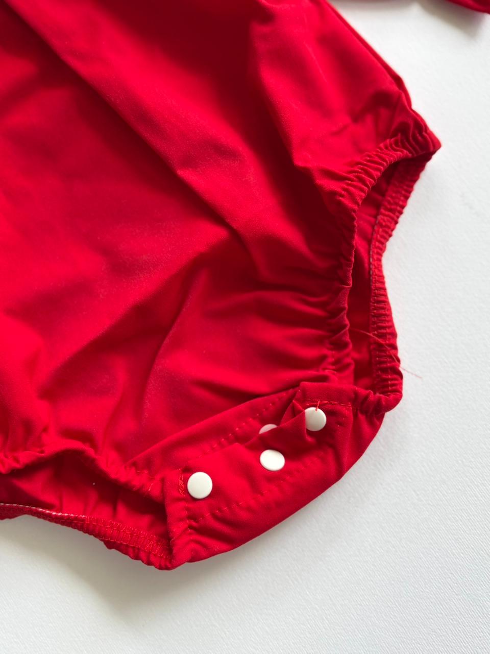 Love Romper Red