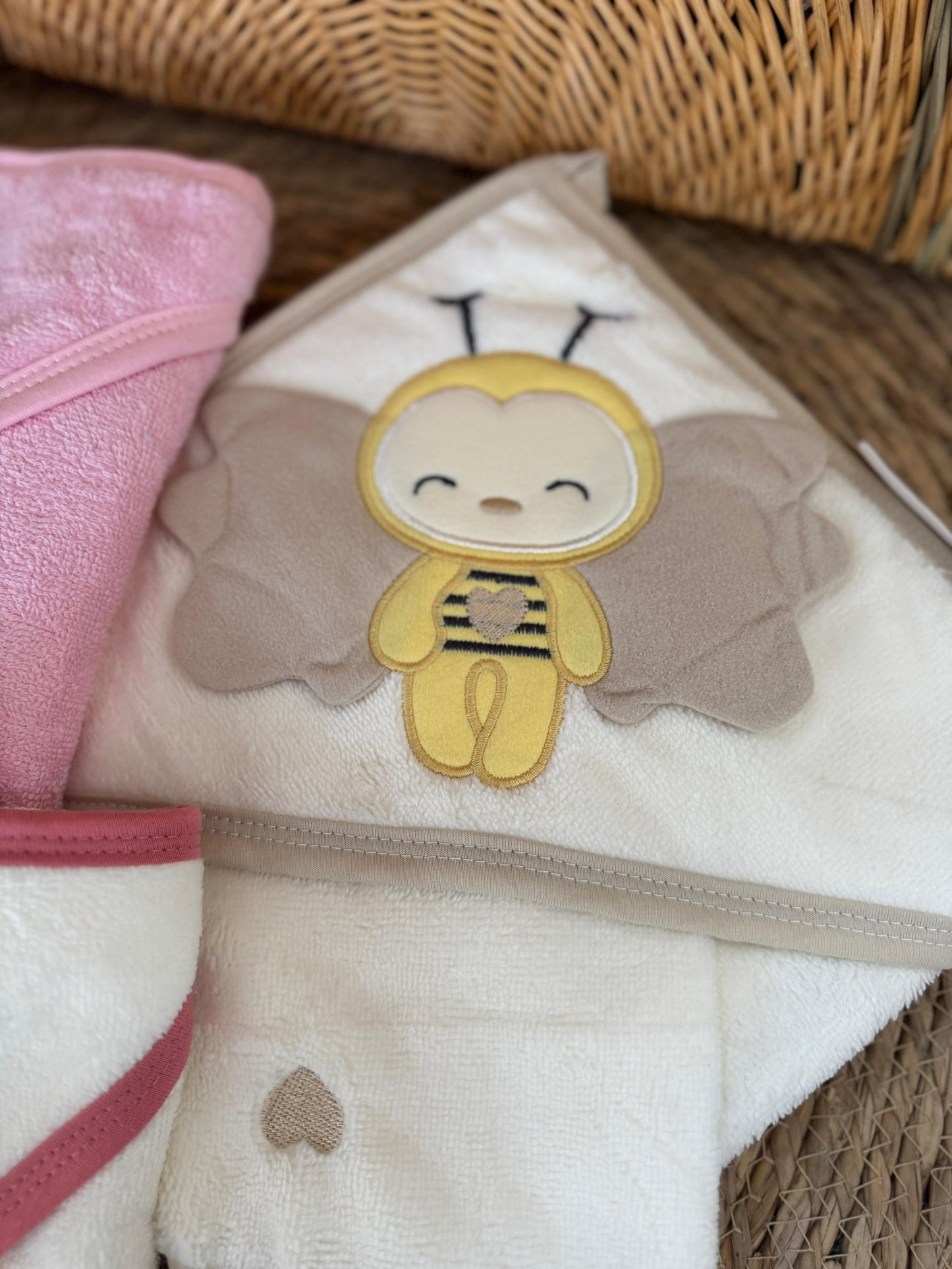 Bee Hug Hooded Towel