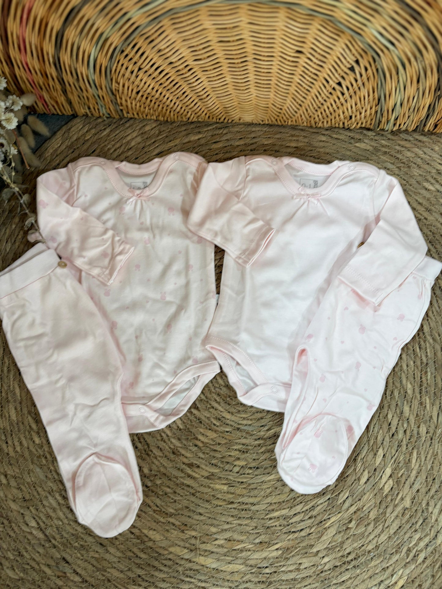 Soft Cotton Bodysuit & Pant Duo