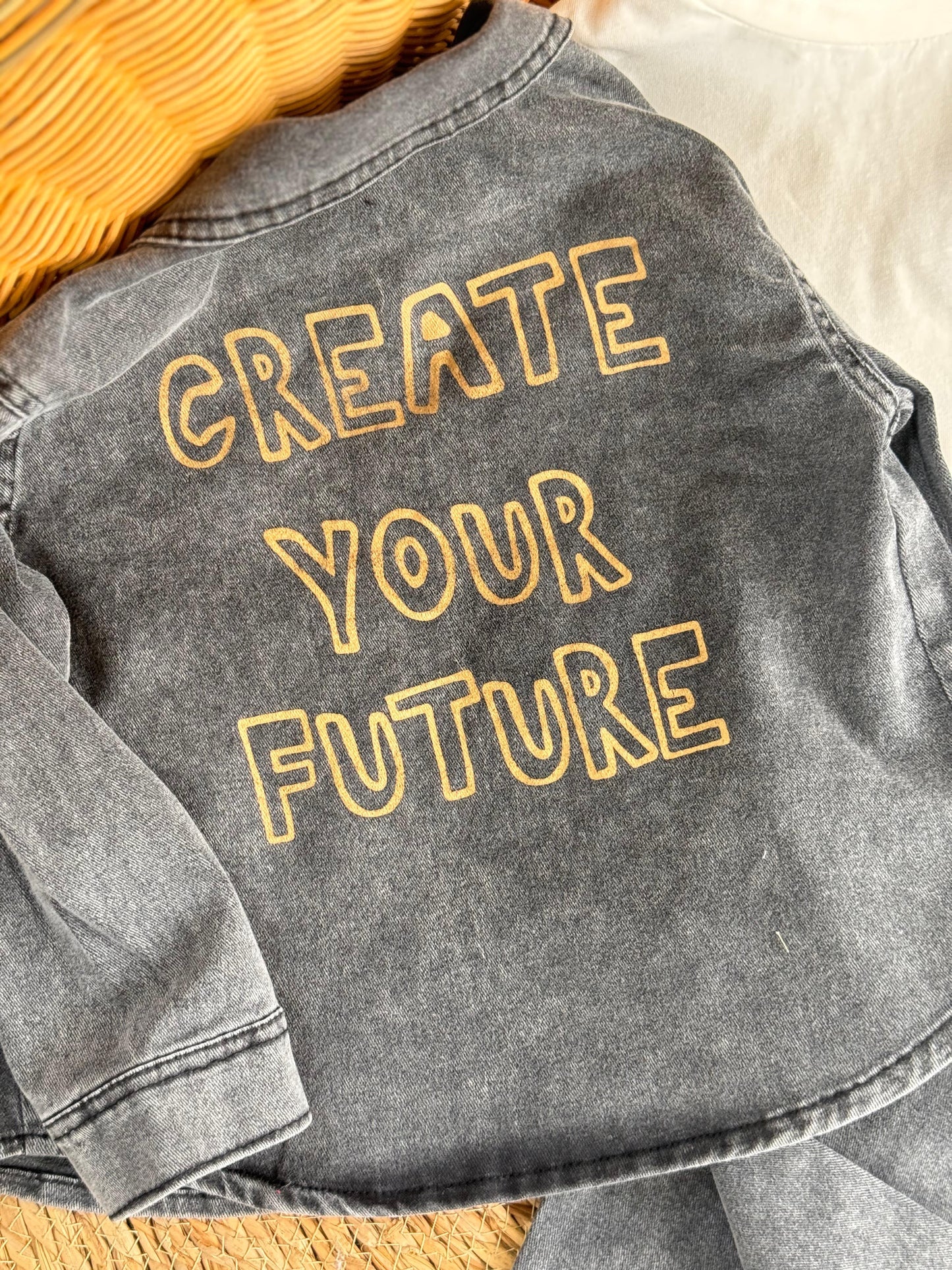 Future Denim Set-Black