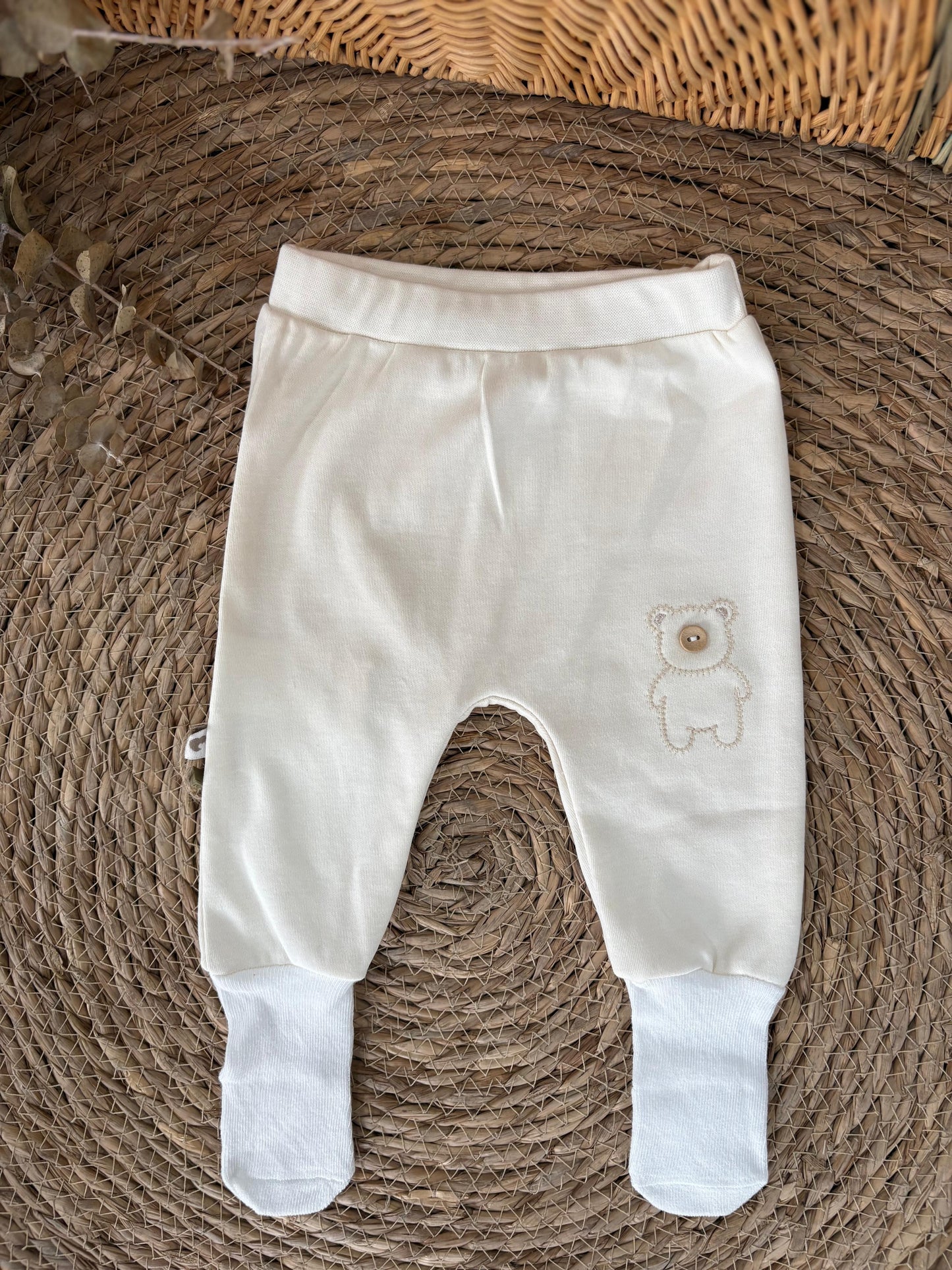Cotton Pants-Beige