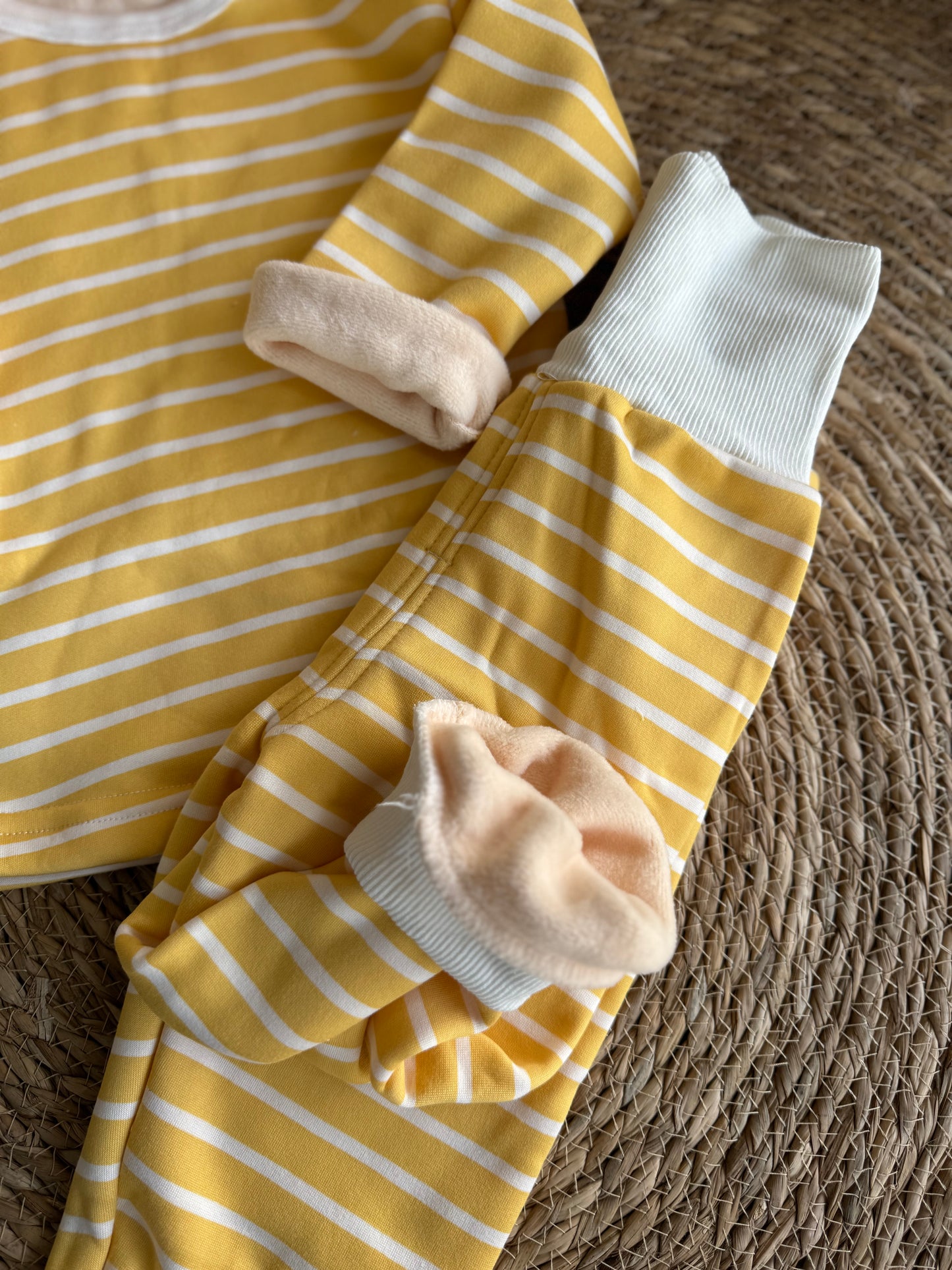 Fleeced Pjs - Yellow