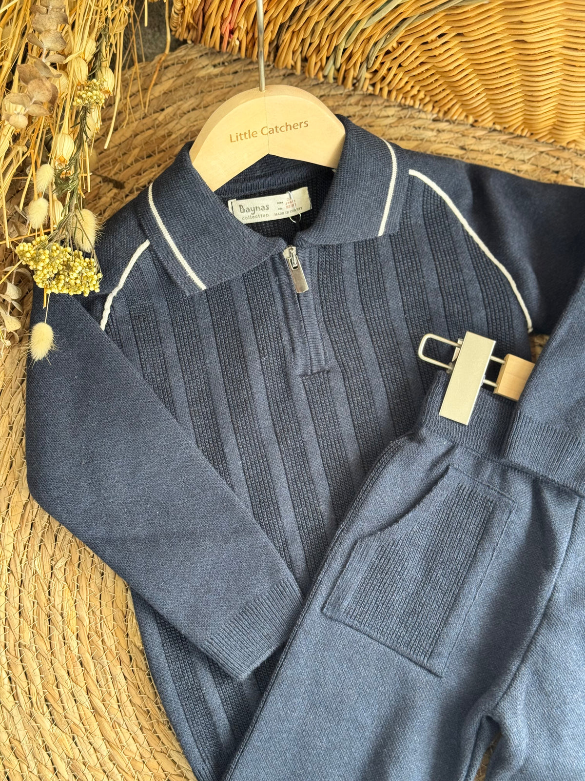 Knit Polo Set