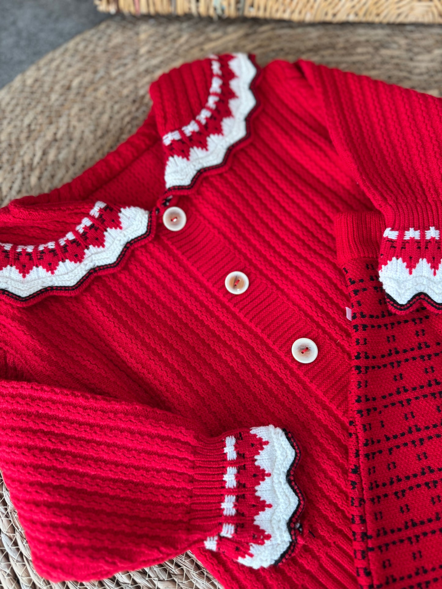 Red Fair Isle Knit Set – Holiday Edition