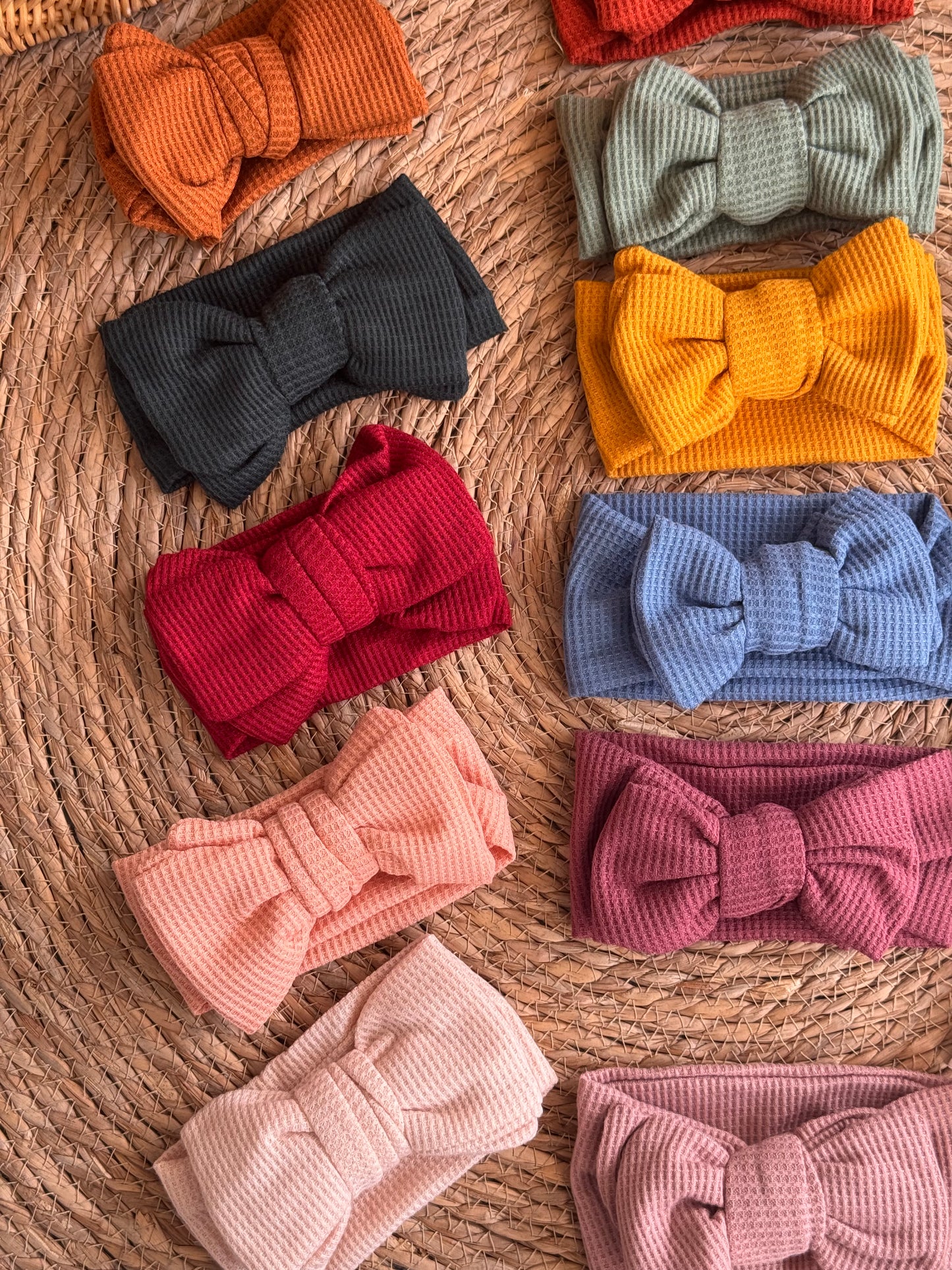 Colorful Ribbed Headbands