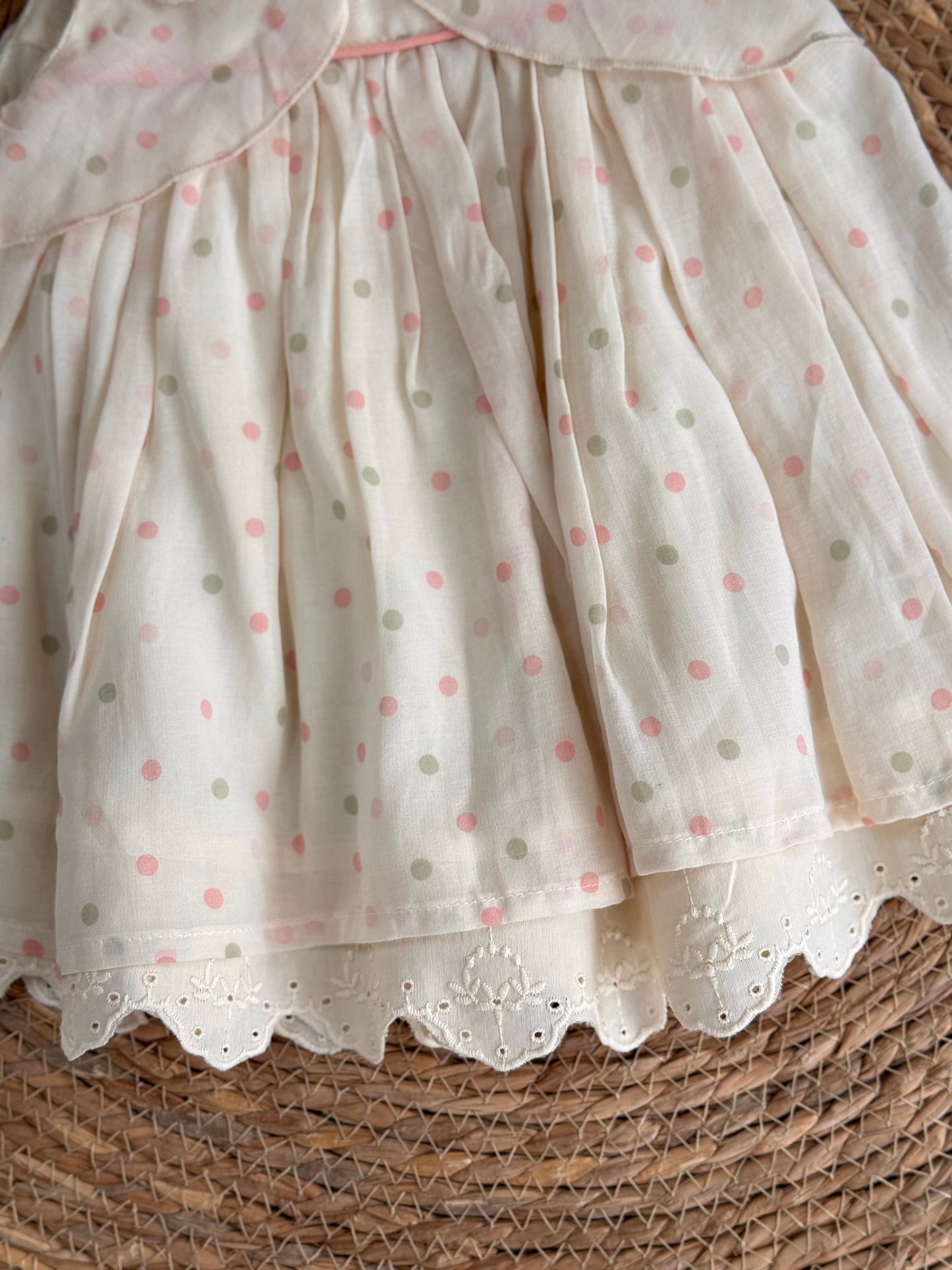 Polka Dot Ruffle Dress