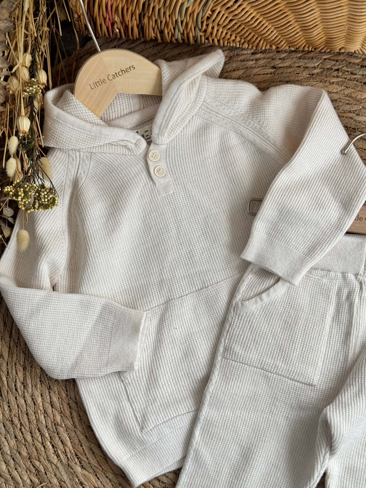 Ribbed Hooded Set