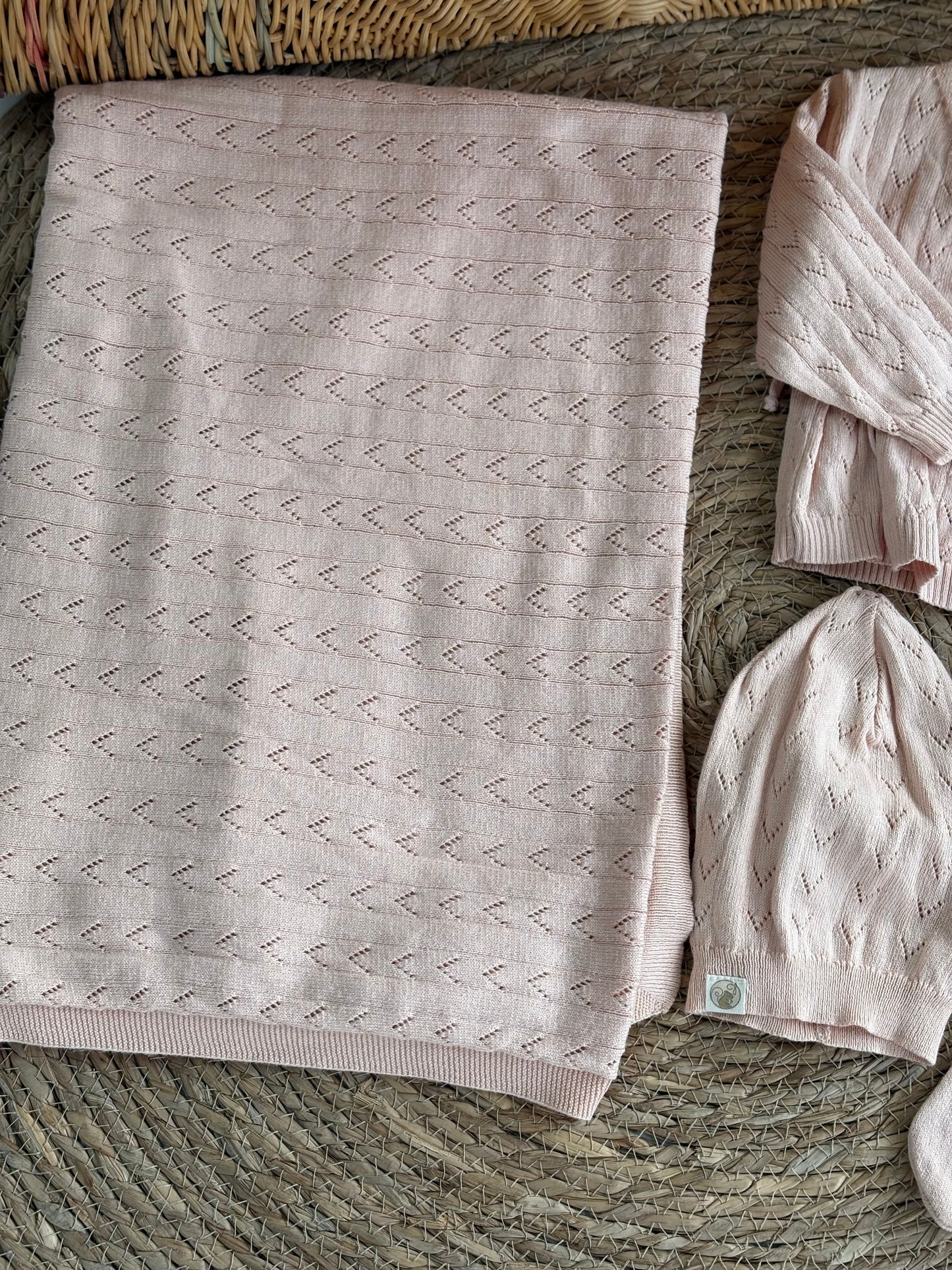 Little Haven Knit Set of 4pcs-Pink