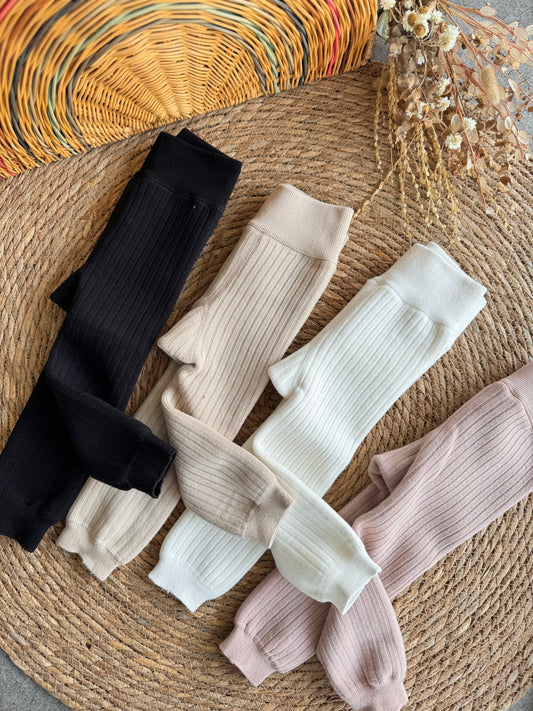 Essential Ribbed Baby Leggings