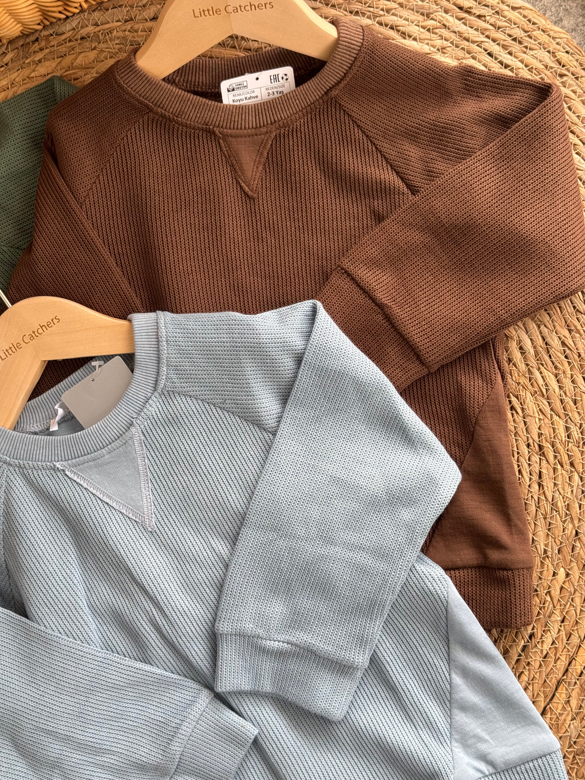 Ribbed Crewneck Sweatshirt