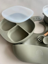 Load image into Gallery viewer, Silicone Feeding Set - Sage Green
