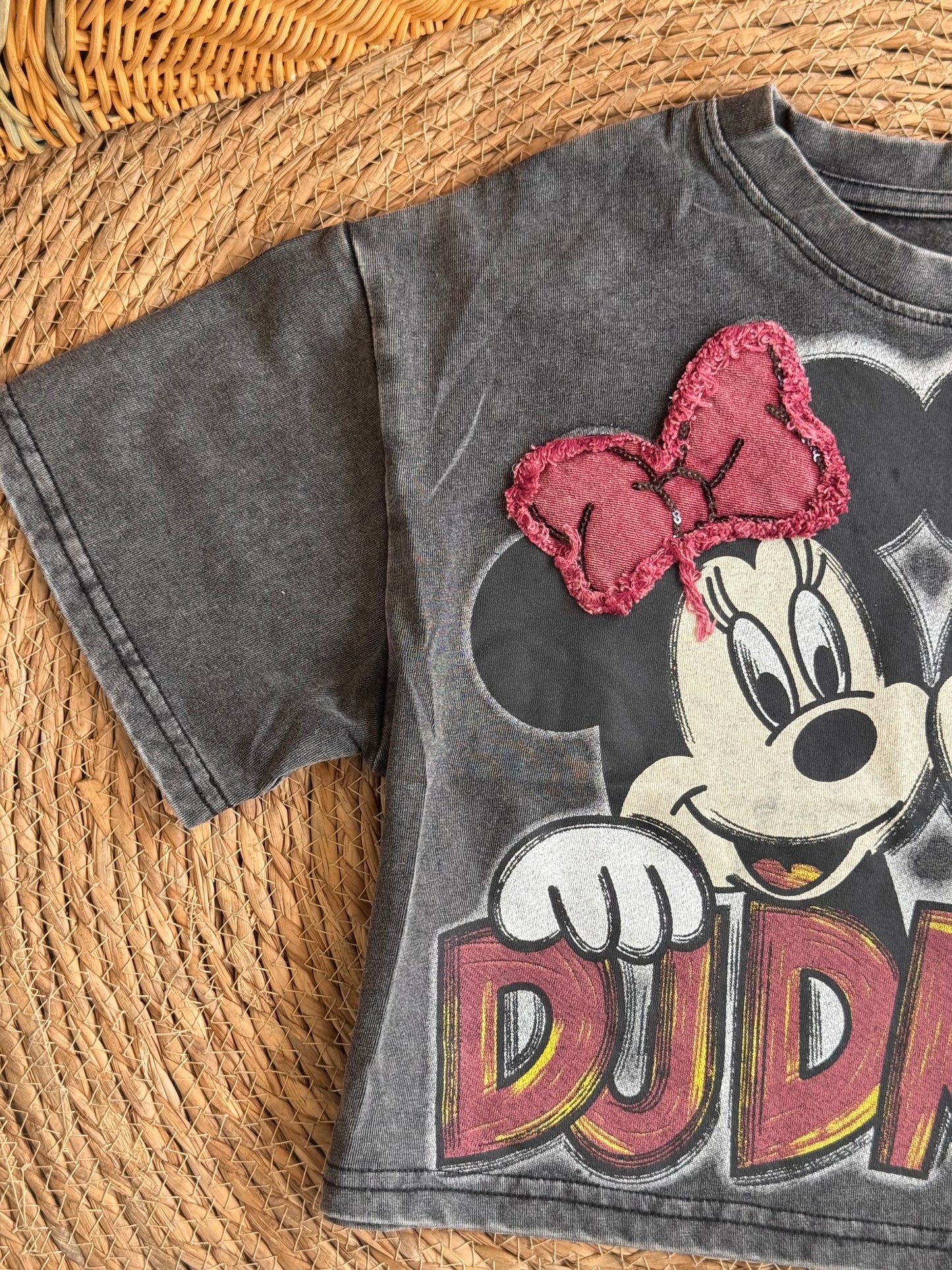 Mickey Mousse Tshirt-Grey