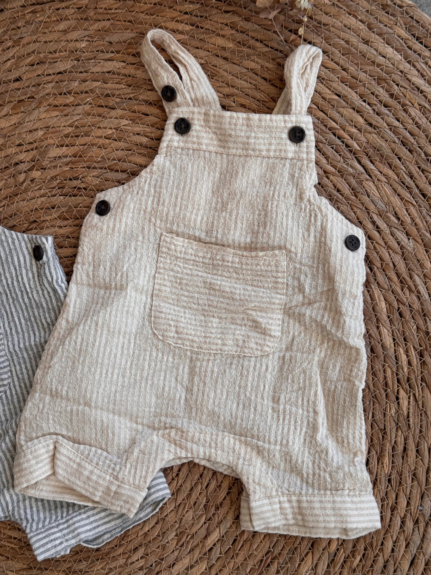 Button-Up Baby Dungarees