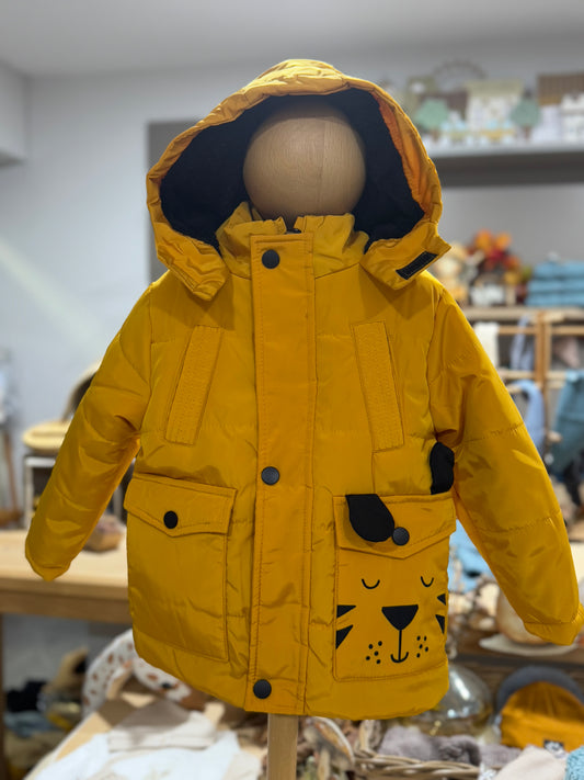 Tiger Pocket Puffer Jacket 🧡