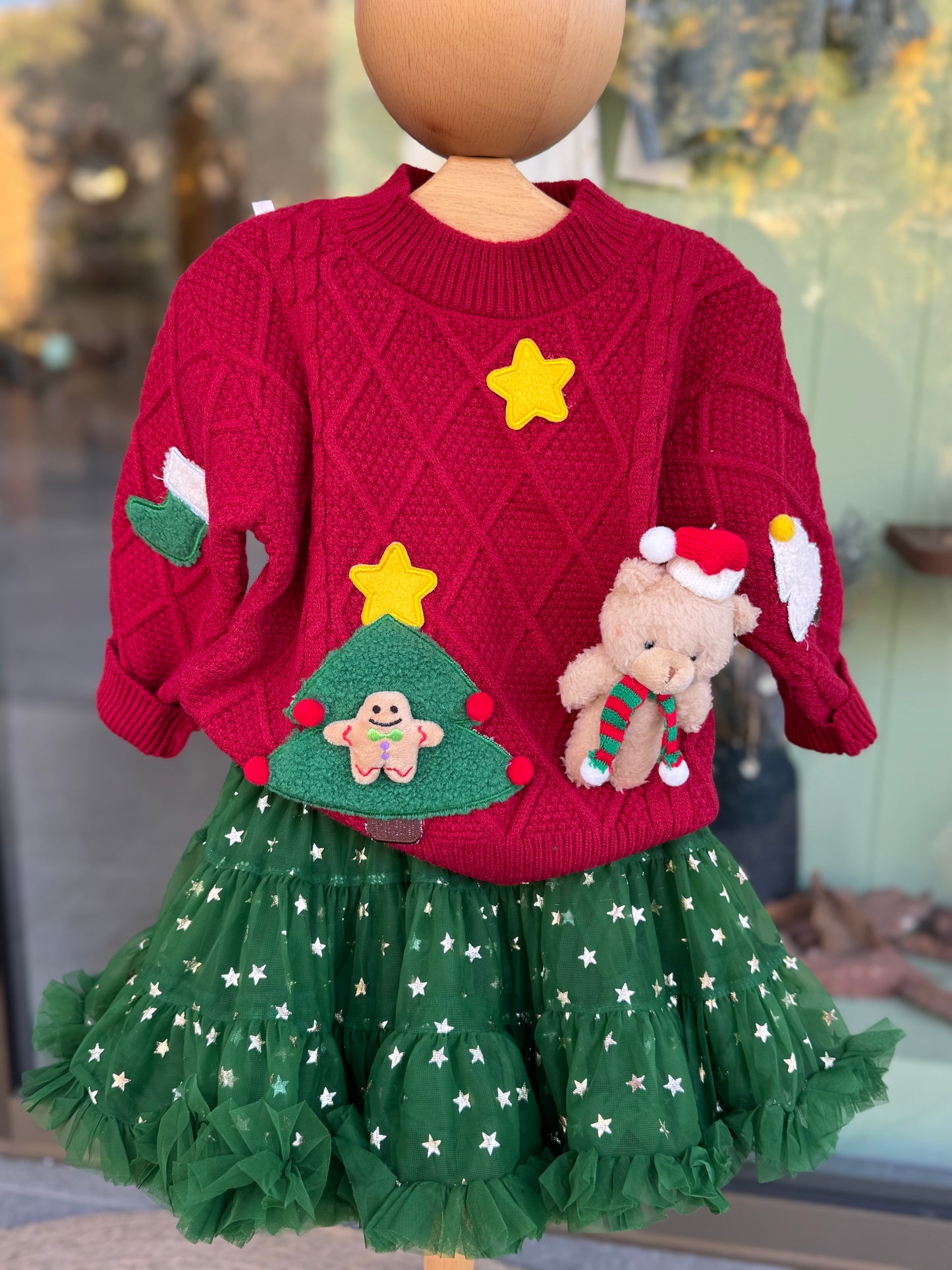 Christmas Star Tulle Skirt Set