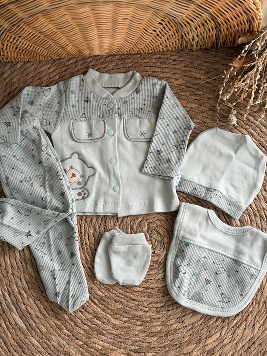Woodland Bear Hospital Set of 5pcs-Mint
