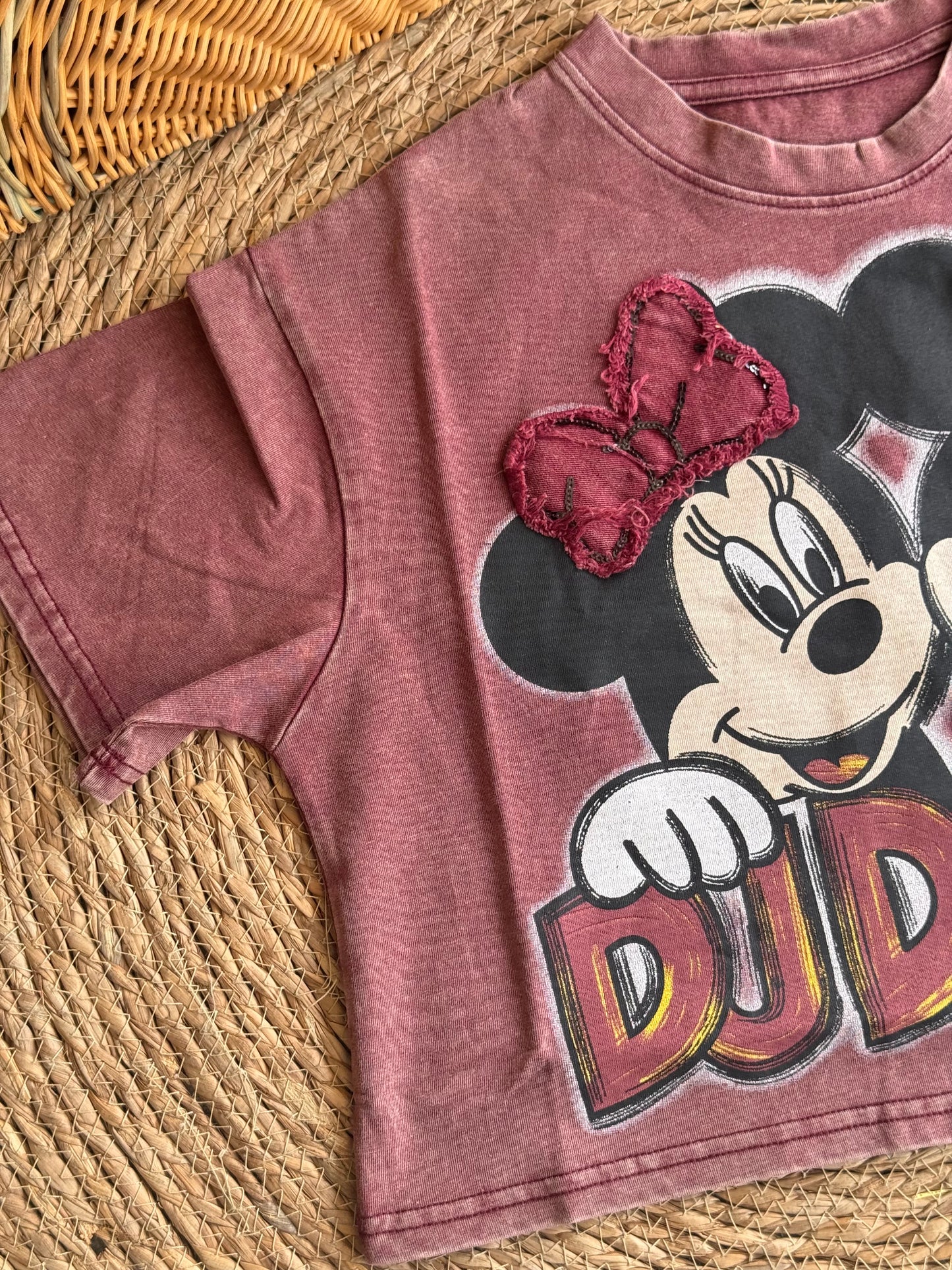 Mickey Mousse-Burgundy