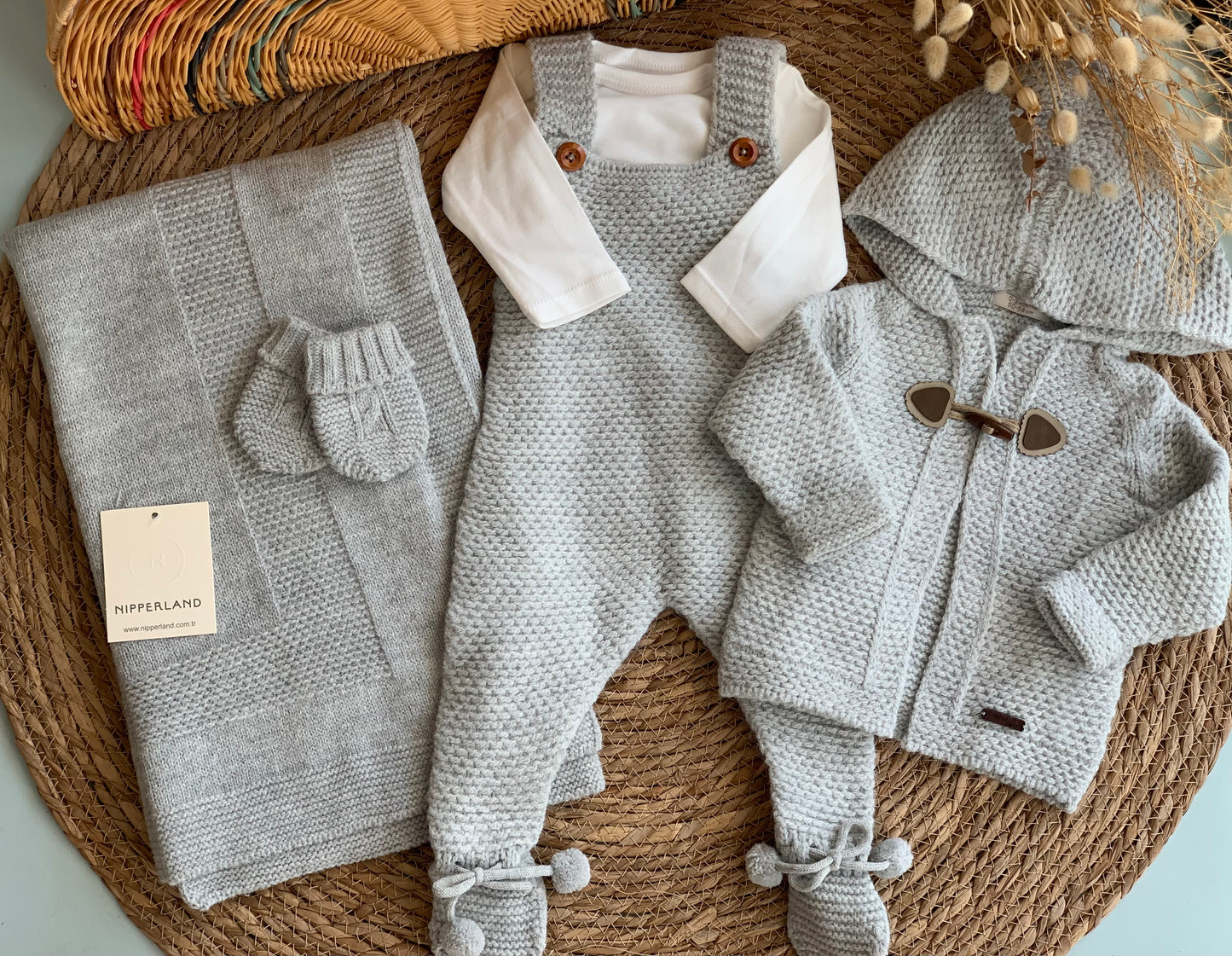 Kay Set Of 5 Pieces - Grey