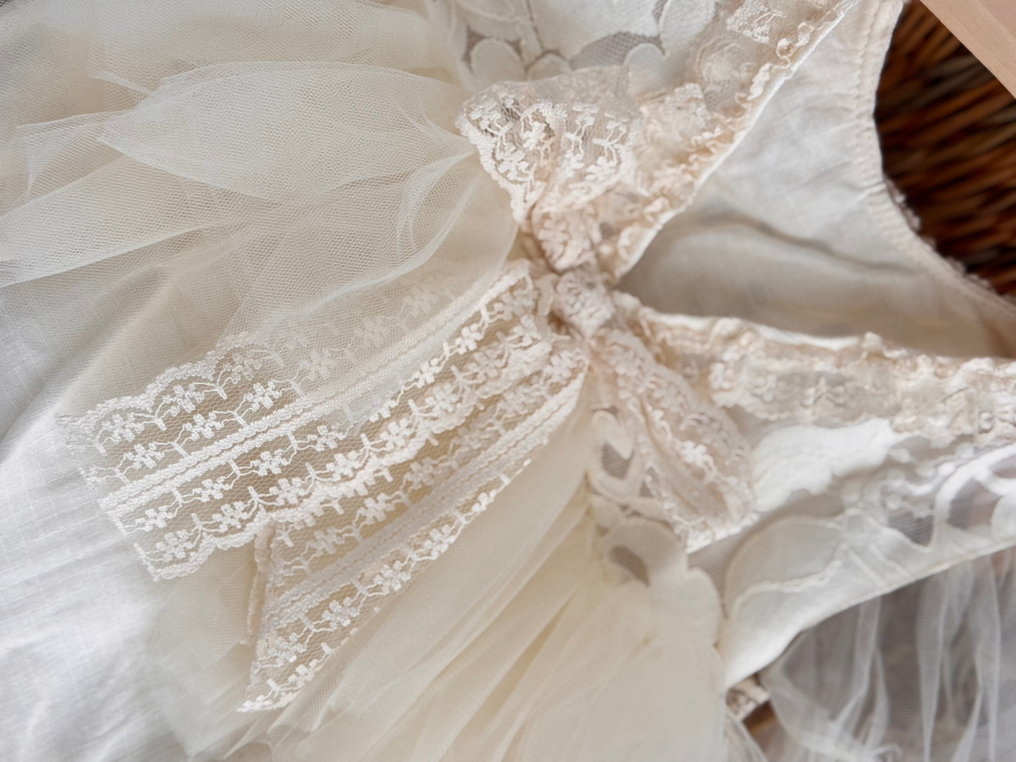 Vintage Pearl Tulle Set