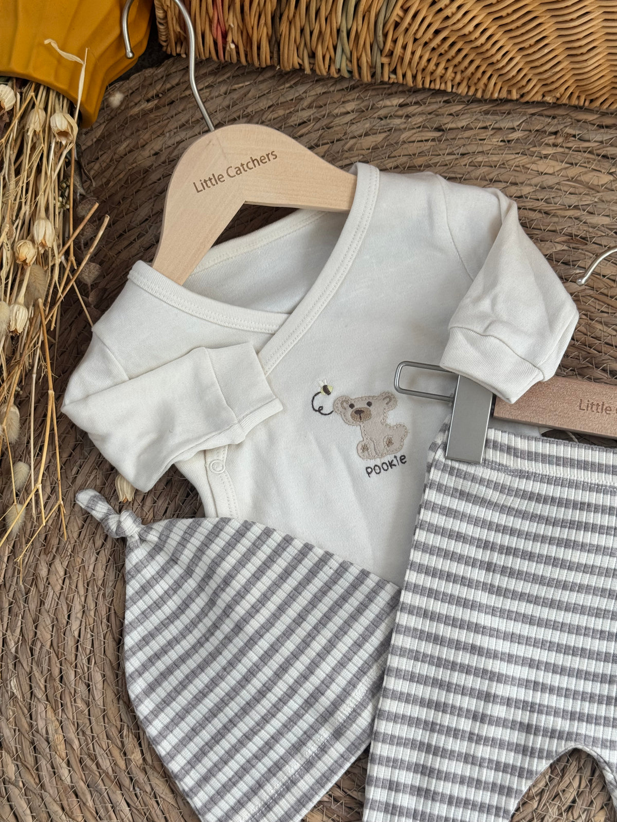 Little Pookie Hospital Set of 3pcs-brown