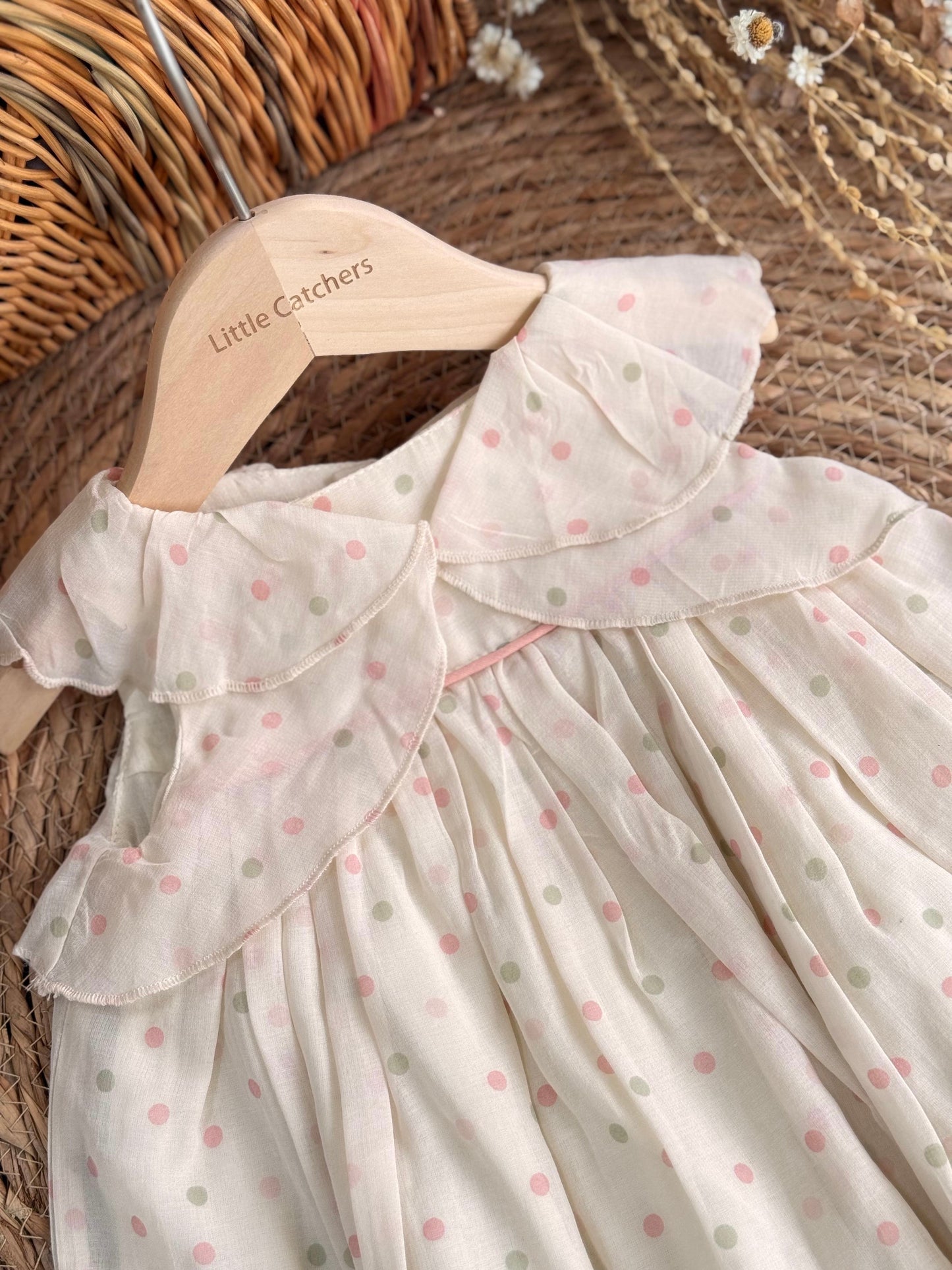 Polka Dot Ruffle Dress