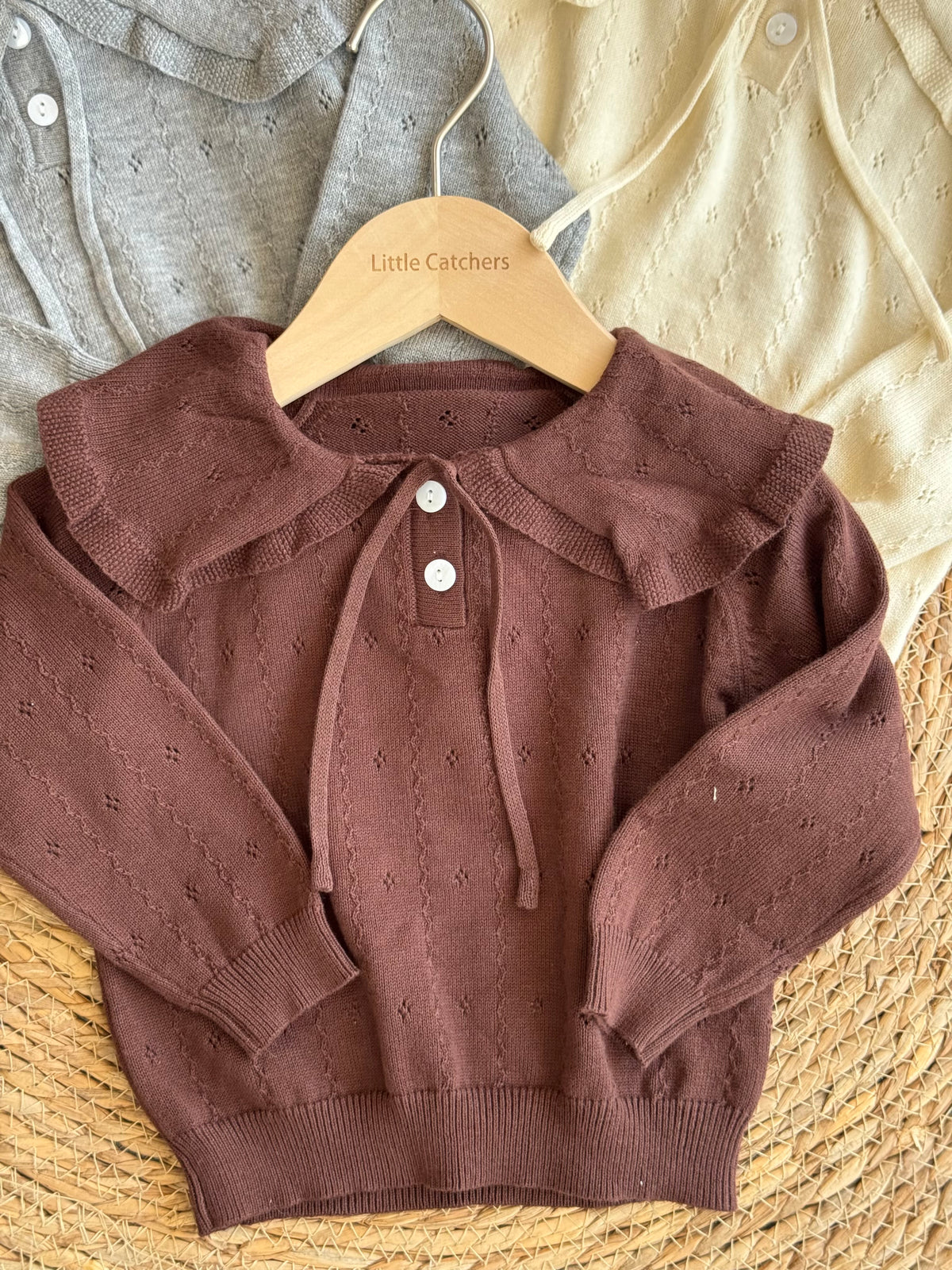 Ruffled Collar Top