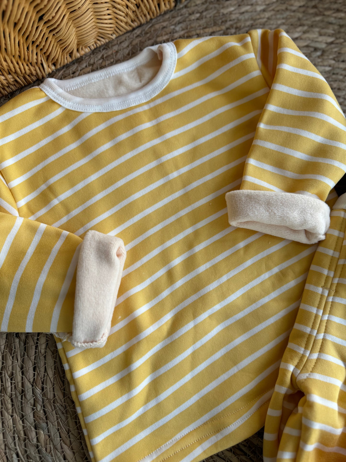 Fleeced Pjs - Yellow