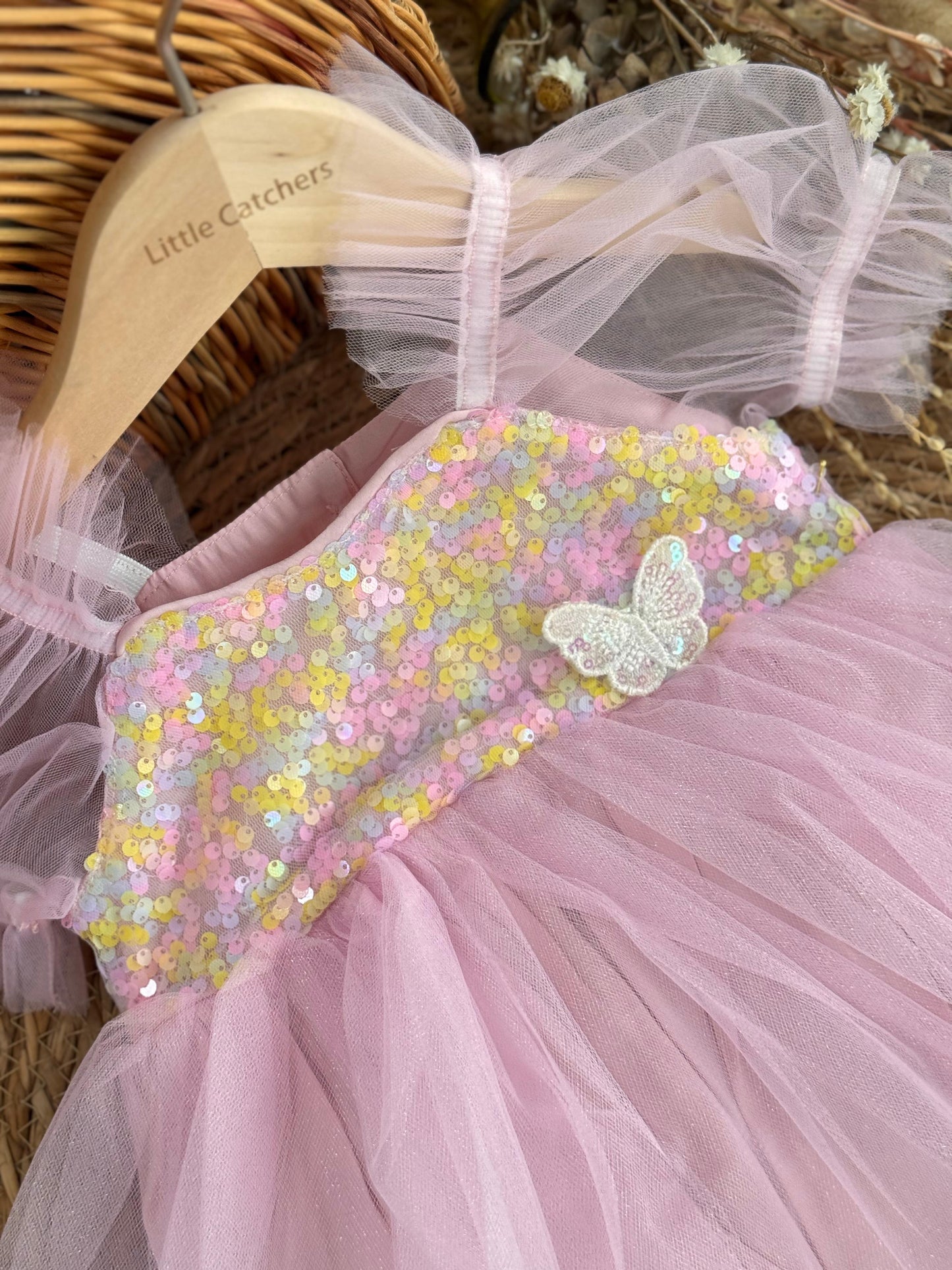 Sequin Tulle Party Dress