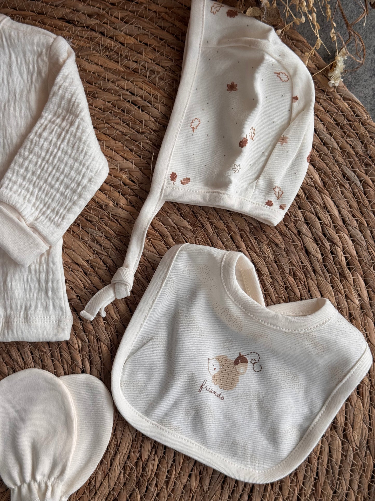 Little Woodland Organic Set 🍂🤍