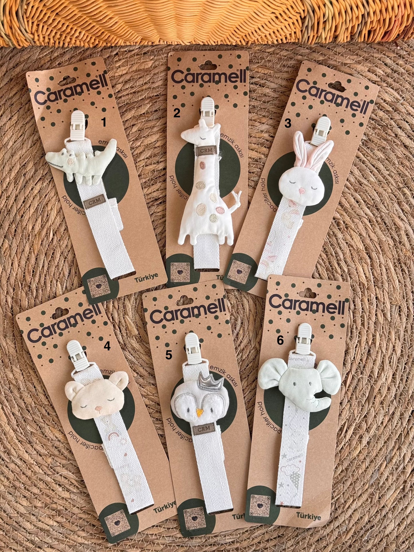 Pacifier clips