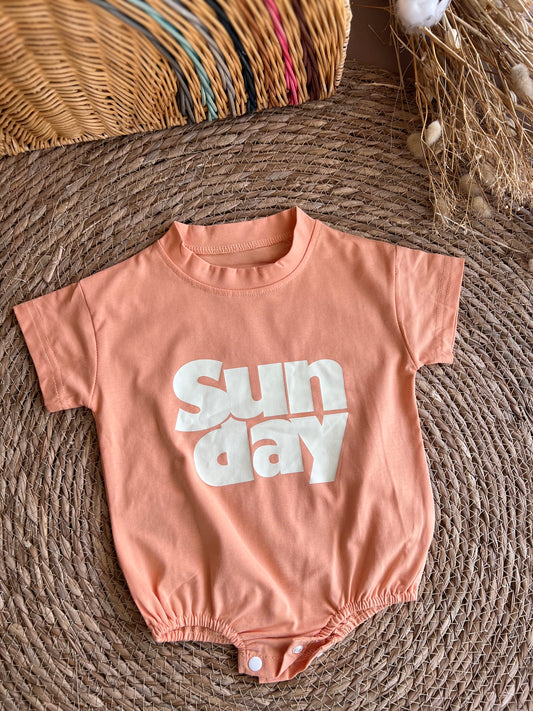 Sunday Romper - Peach