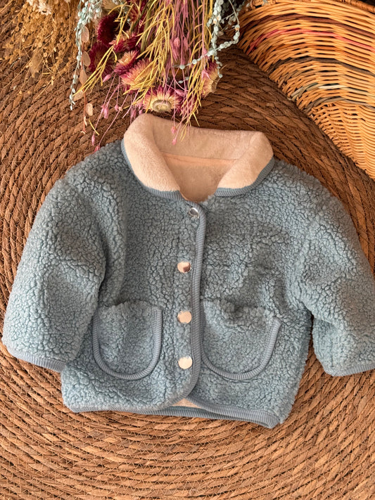 Little Catchers Cozy Sherpa Baby Jacket