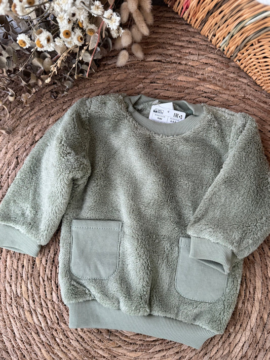 Cozy Fleece Pocket Sweatshirt