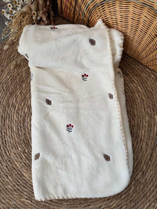 Cherry Velvet Blanket